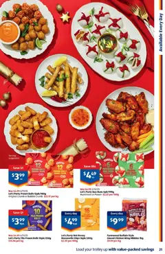 Preview of Catalogue Aldi - valid from 17.12.2025 | Page: 21 | Products: Honey, Chicken, Chips, Trolley