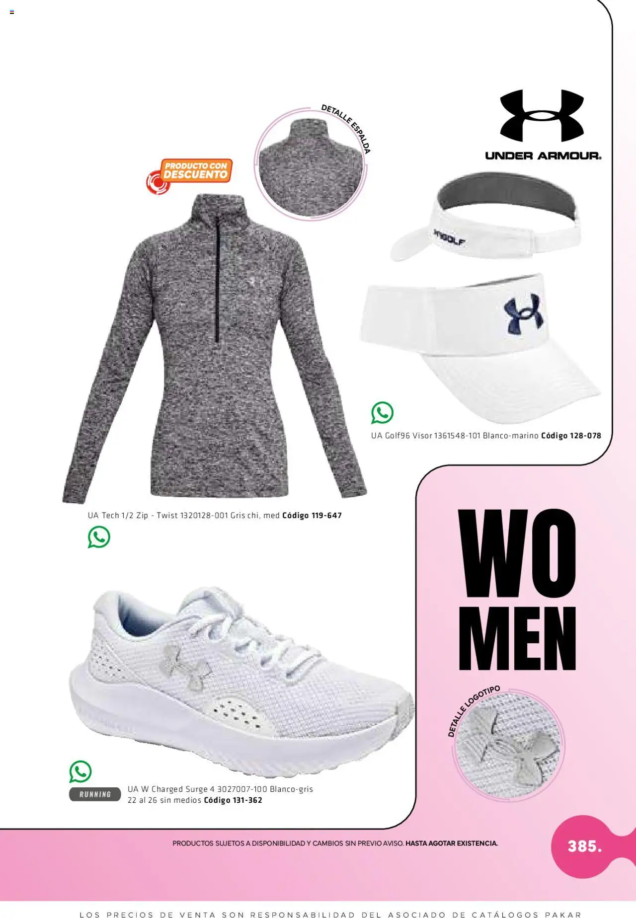 Nuevas ofertas de SC Pakar válidas en toda la República Mexicana desde el 06.03.2025. ¡Encuentra las mejores ofertas en SC Pakar catálogo Women! | Página: 385