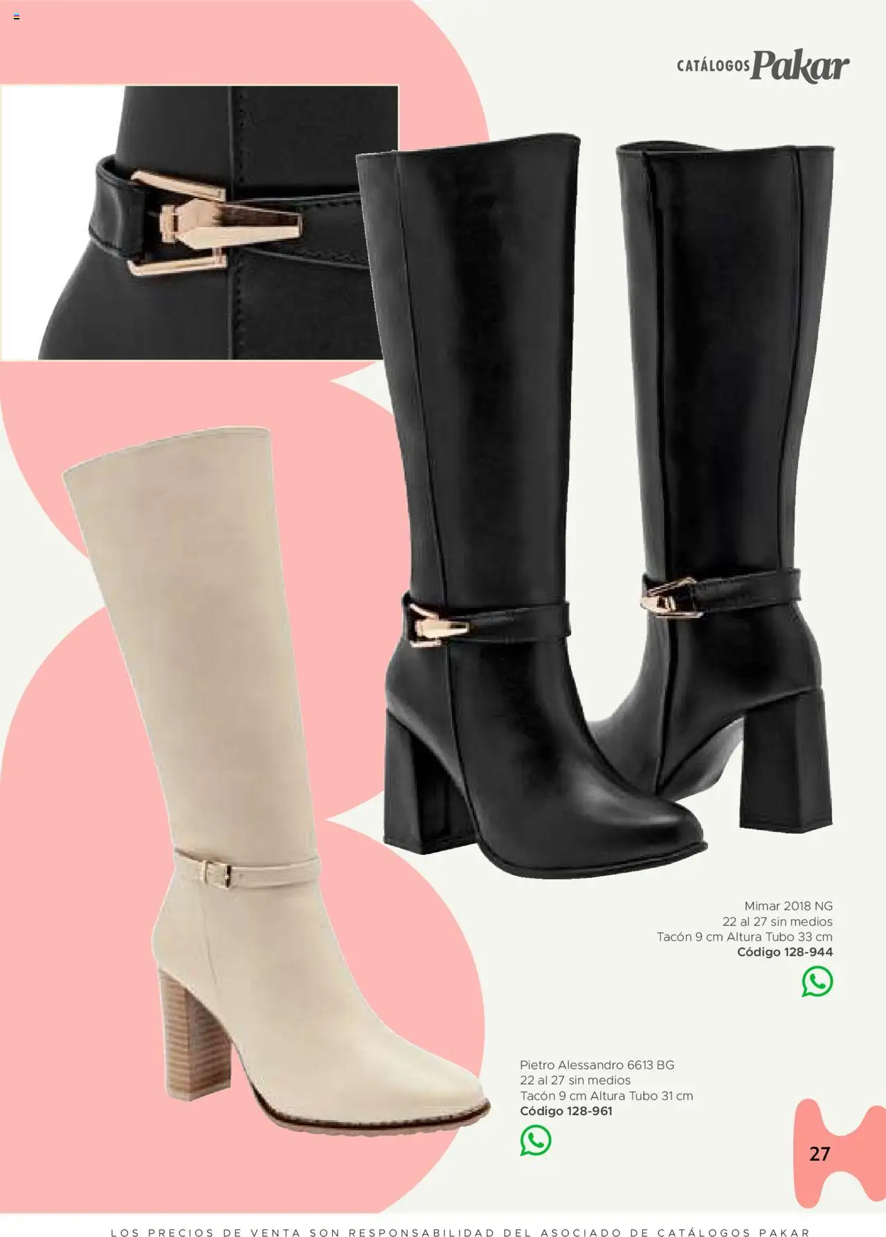 Nuevas ofertas de SC Pakar válidas en toda la República Mexicana desde el 24.07.2025. ¡Encuentra las mejores ofertas en SC Pakar - Catálogo Bota! | Página: 27 | Productos: Res