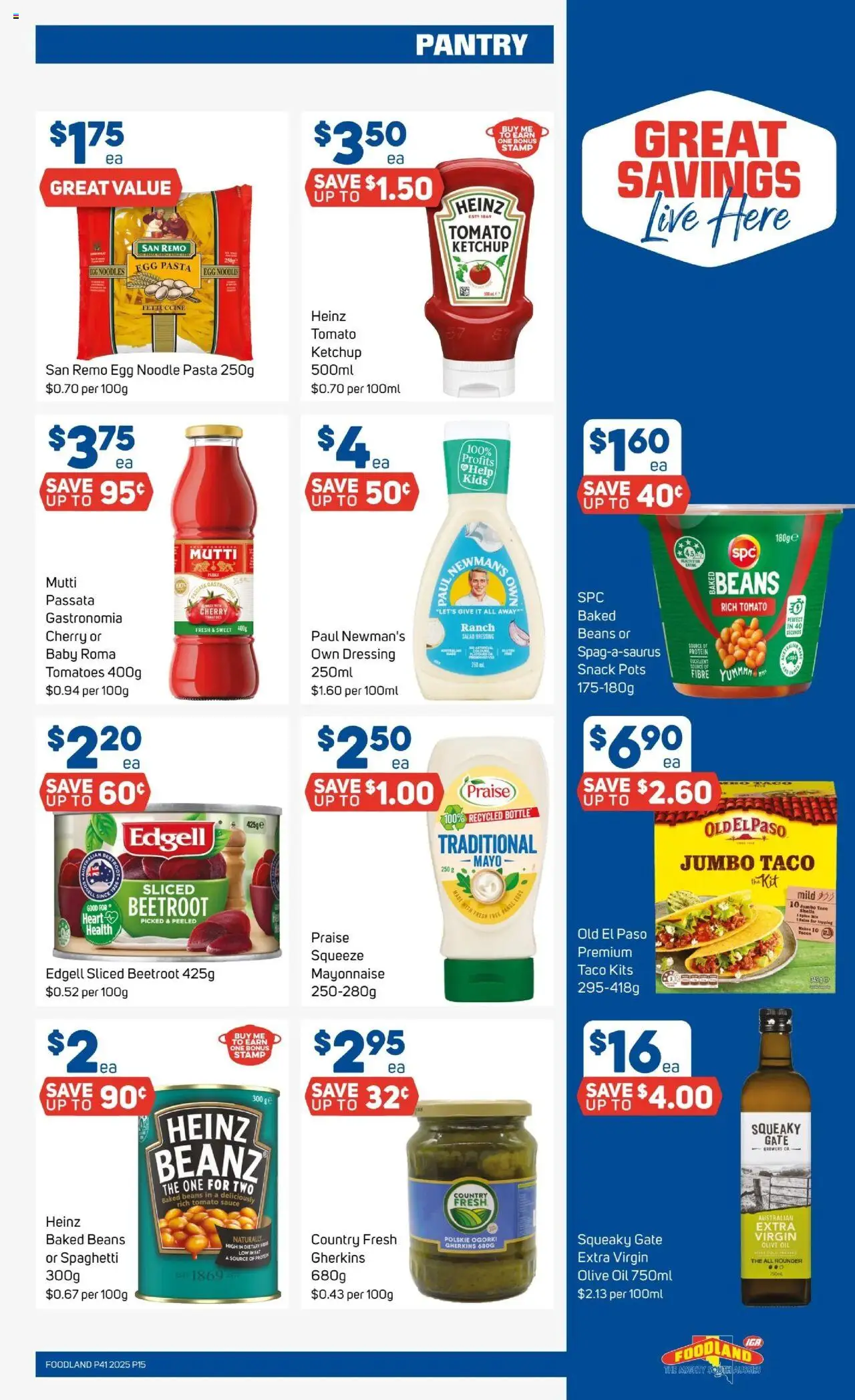 Foodland catalogue - valid from 08.10.2025 | Page: 13 | Products: Gate, Salad, Mayonnaise, Salsa
