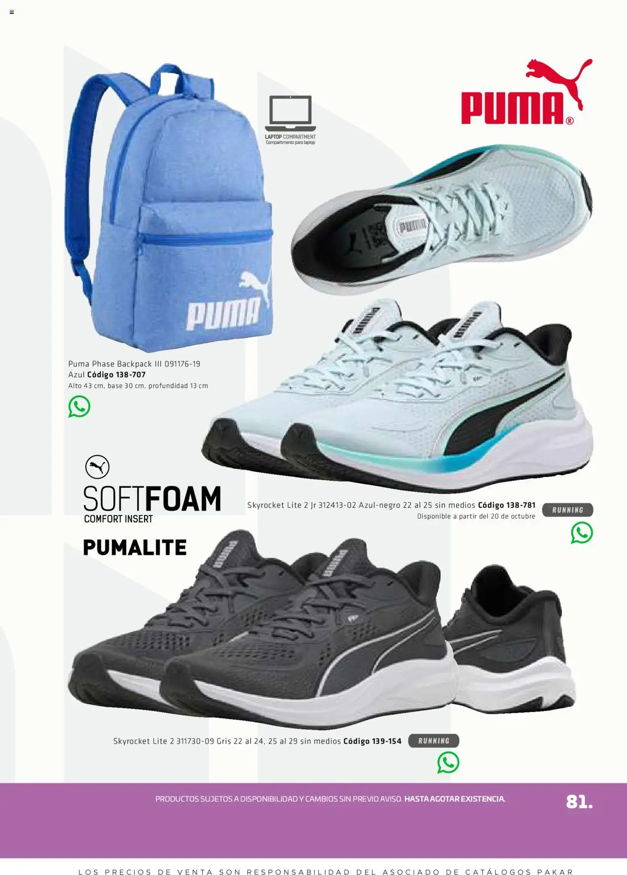 Nuevas ofertas de SC Pakar válidas en toda la República Mexicana desde el 29.08.2025. ¡Encuentra las mejores ofertas en SC Pakar - Catálogo Otoño Women! | Página: 81