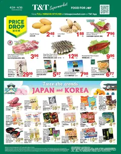 Preview of T&T Supermarket weekly flyer - AB from shop T&T Supermarket valid from 24.04.2026