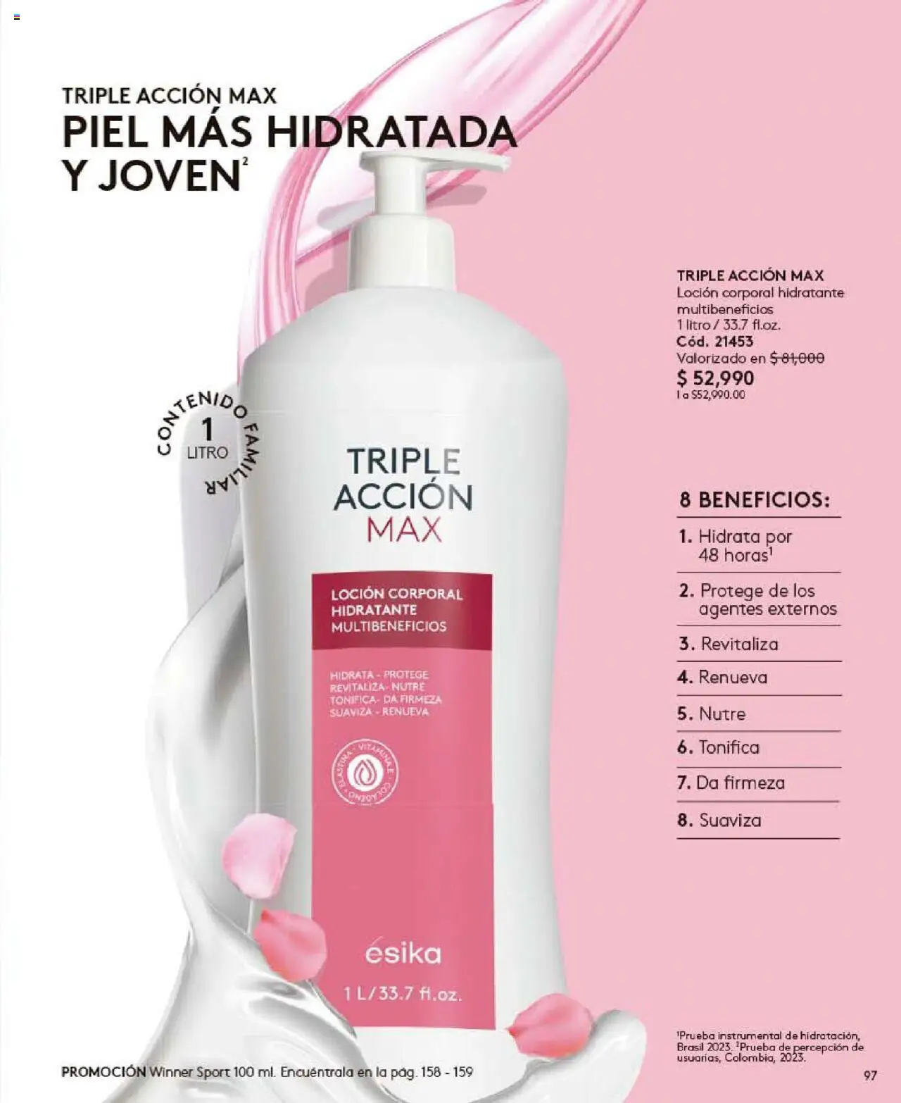 Ésika revista - valida desde el 24.09.2025 | Página: 97 | Productos: Loción