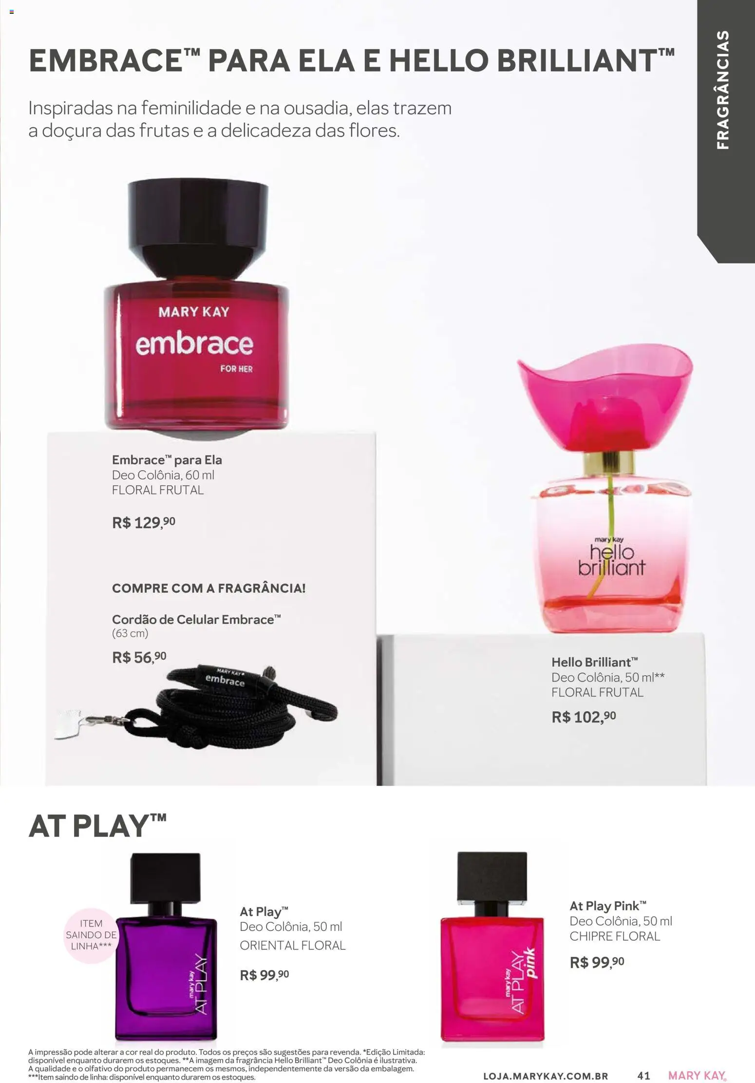 Mary Kay Folheto - válido de 01.01.2026 | Página: 41 | Produtos: Celular, Fragrância