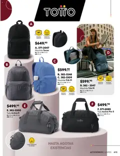 Vista previa de Andrea - Catálogo Accesorios, nuevo folleto de la tienda, válido en México a partir del 24.08.2025 | Página: 27 | Productos: Lentes, Mochila, Repelente