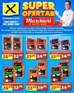 X Supermercados - Ofertas Churrasco - Pré-Visualização do folheto da loja X Supermercados, válido de 24.01.2026