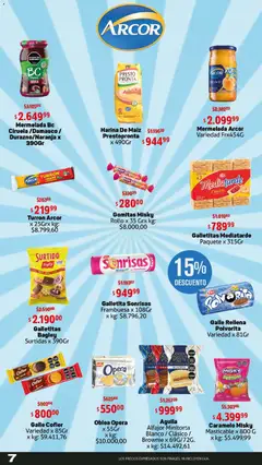 Vista previa Makro ofertas válido desde el 23.10.2025 | Página: 7 | Productos: Gomitas, Harina, Alfajor, Mermelada