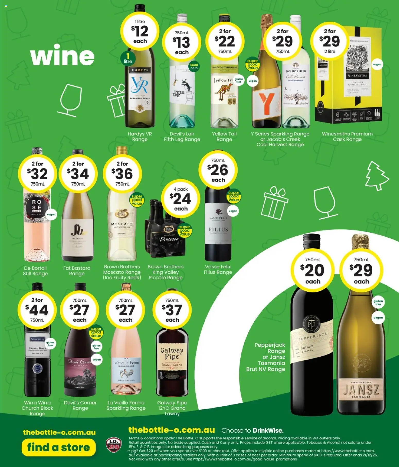 The Bottle-O catalogue - valid from 08.12.2025 | Page: 8 | Products: Wine, Beer