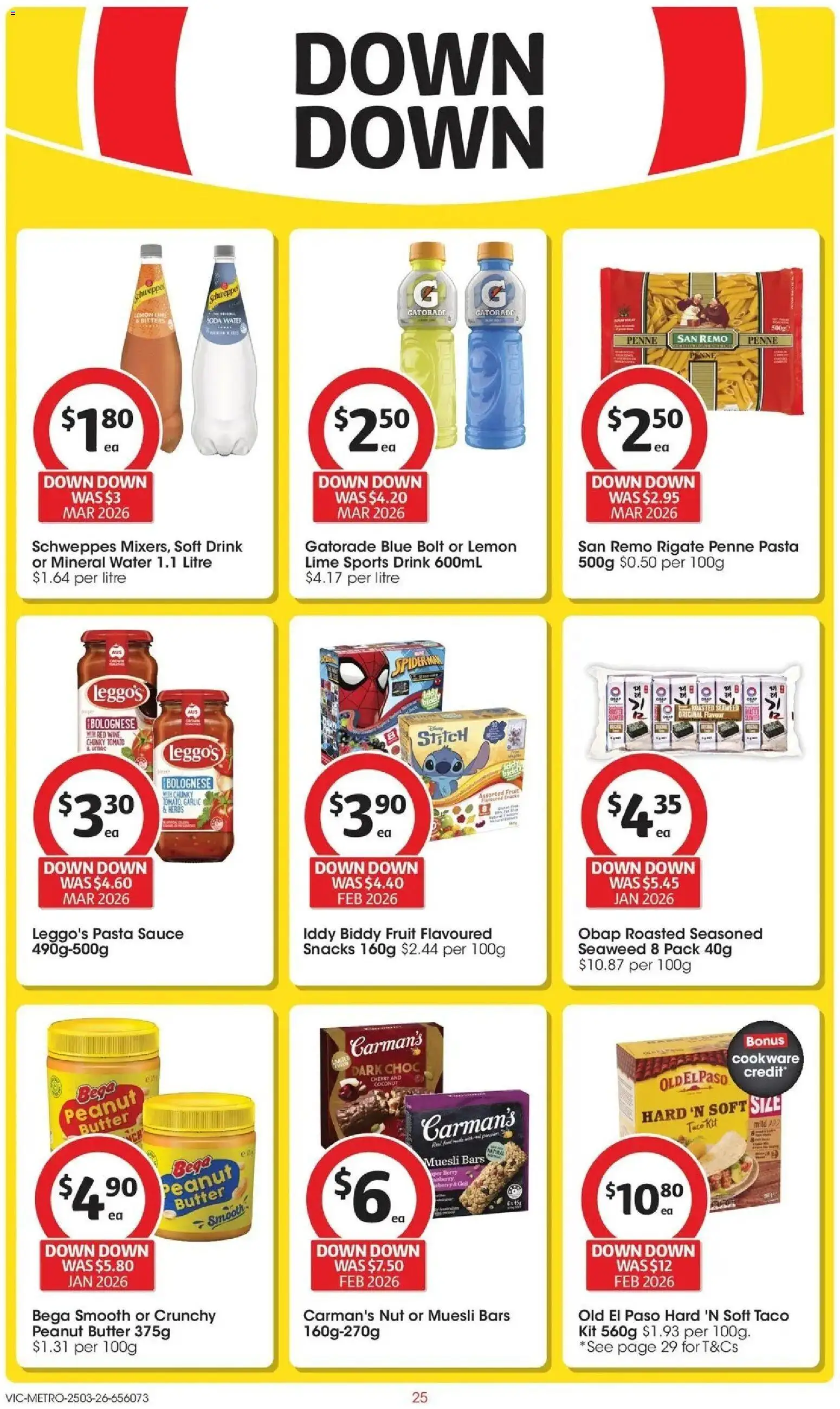 Coles catalogue - valid from 25.03.2026 | Page: 25 | Products: Butter, Cookware, Pasta, Lemon