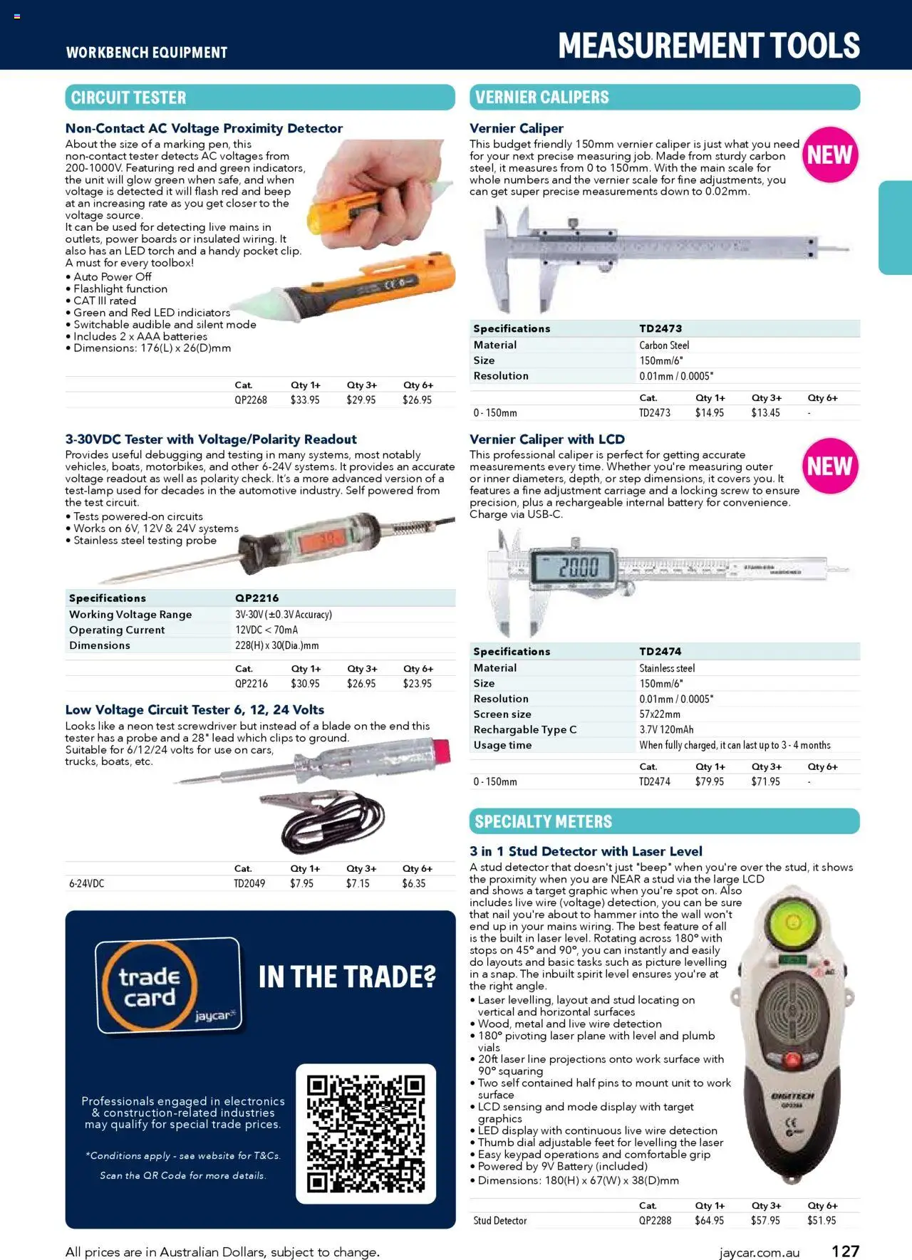 Jaycar catalogue - valid from 09.07.2025 | Page: 127 | Products: Picture, Batteries, Clips, Tools