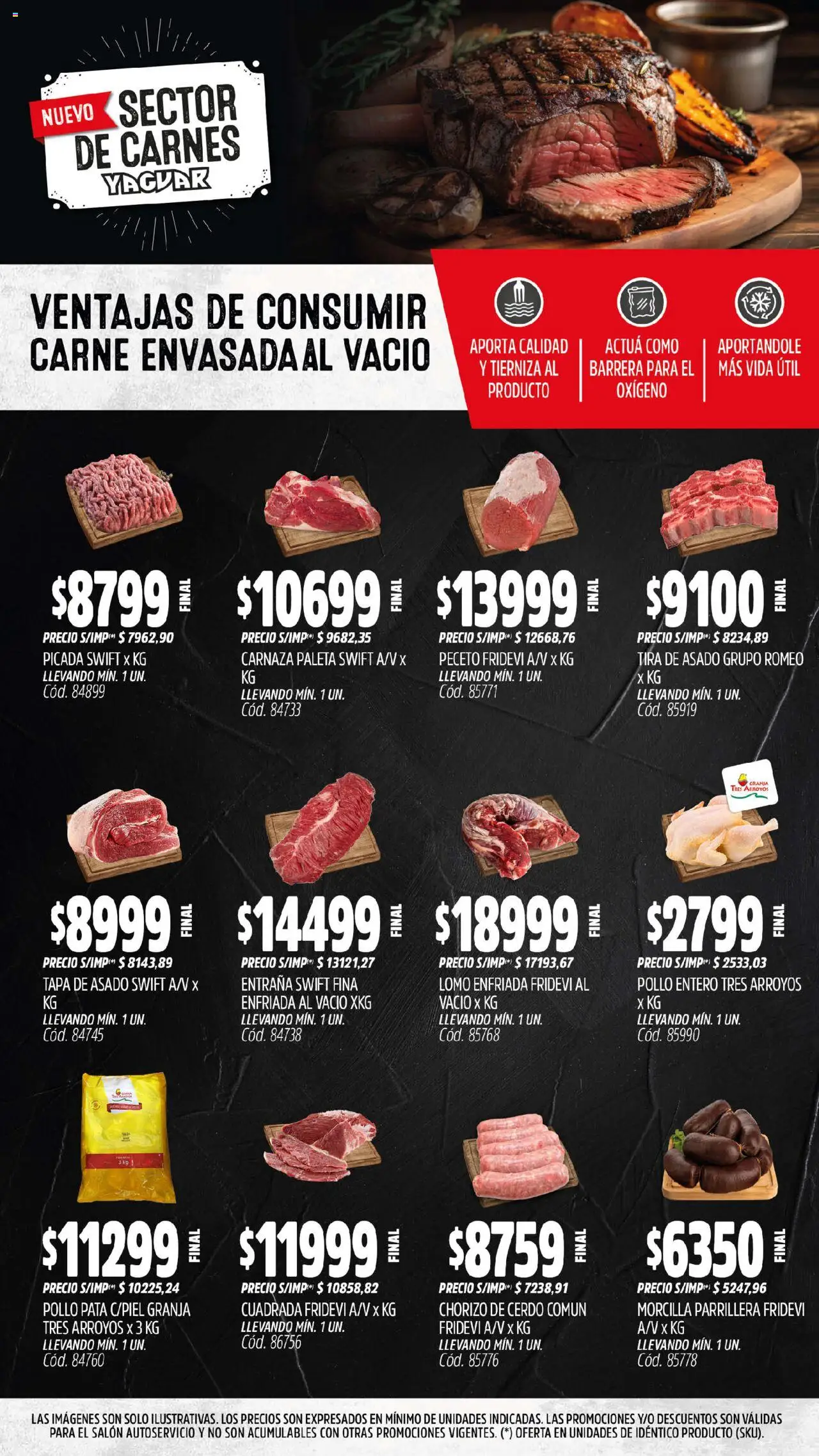 Yaguar - General Roca │ válido desde el 08.09.2025 | Página: 7 | Productos: Pollo, Paleta, Chorizo, Cerdo