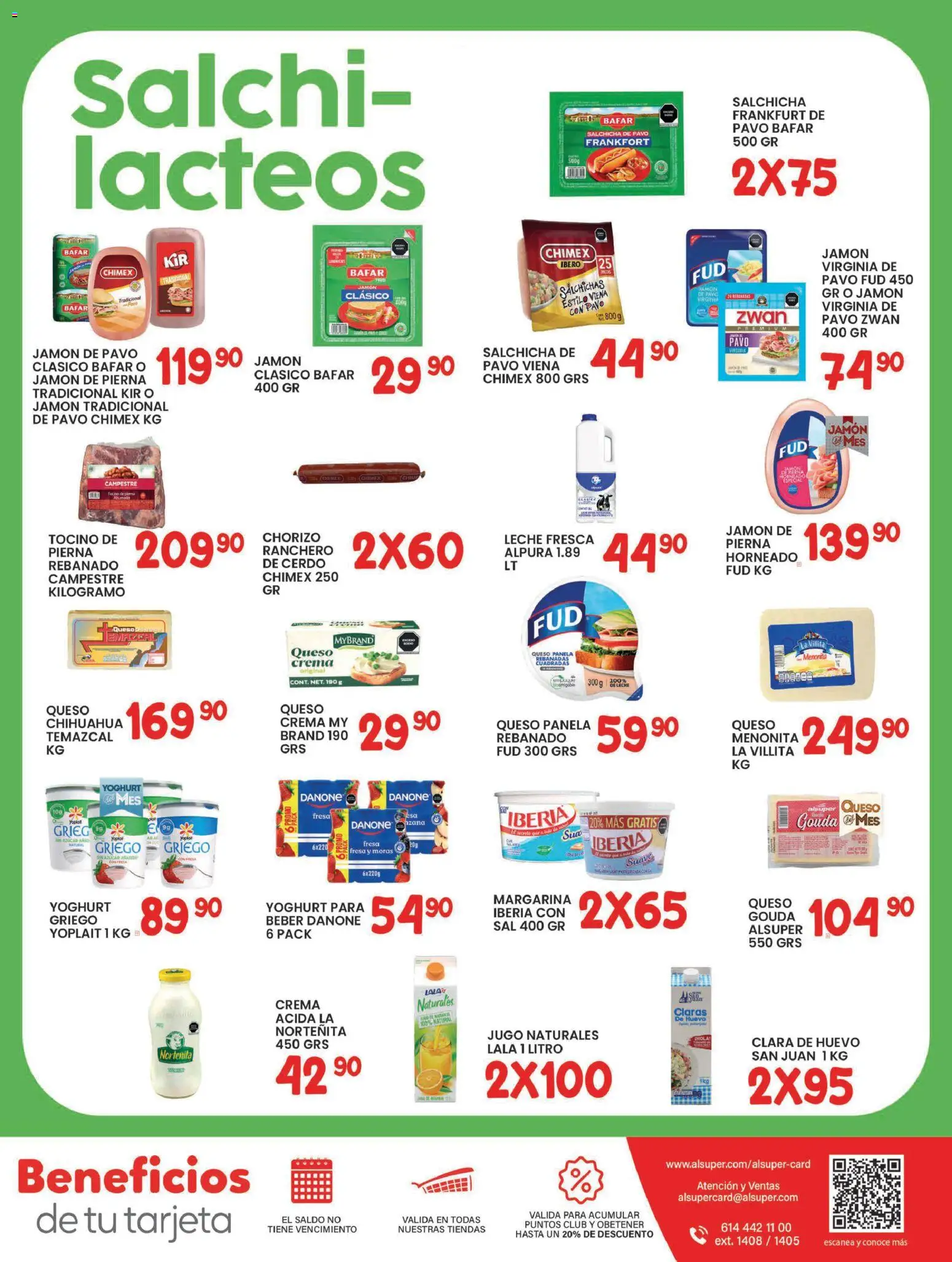 Nuevas ofertas de Alsuper válidas en toda la República Mexicana desde el 27.01.2026. ¡Encuentra las mejores ofertas en Alsuper folleto Saltillo! | Página: 7 | Productos: Tocino, Sal, Queso crema, Cerdo
