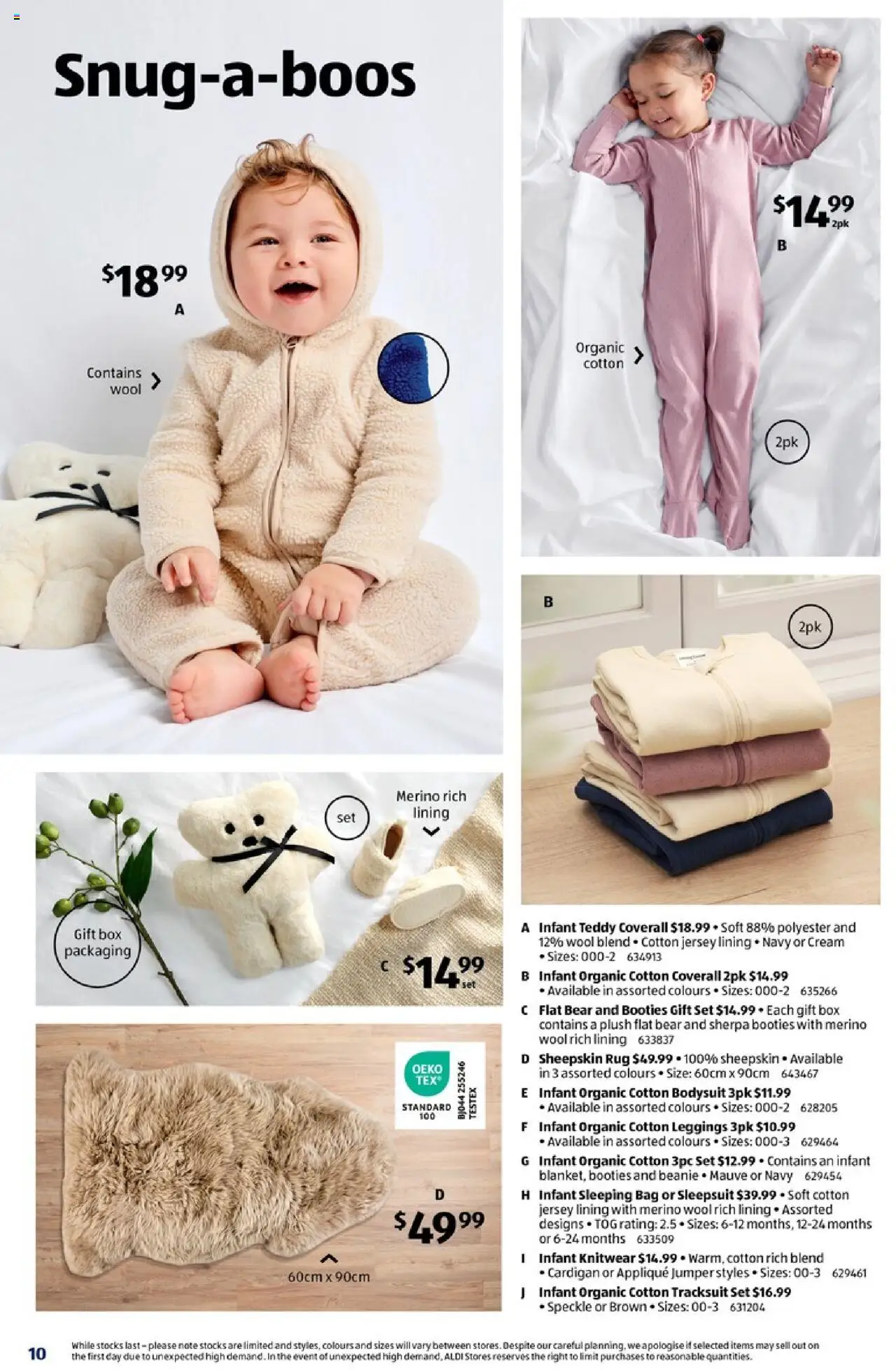 Aldi catalogue - valid from 11.06.2025 | Page: 10 | Products: Bodysuit, Box, Jersey, Sheepskin