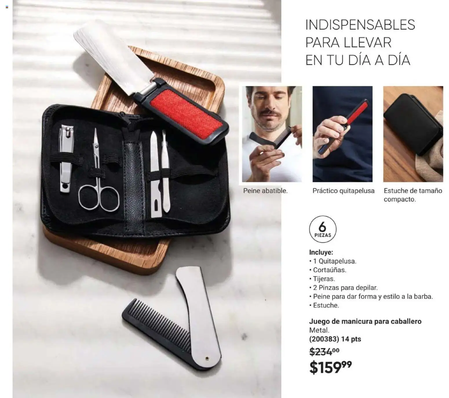 Nuevas ofertas de AVON válidas en toda la República Mexicana desde el 28.11.2025. ¡Encuentra las mejores ofertas en AVON Casa & Estilo 18 2025! | Página: 135 | Productos: Estuche, Juego, Peine