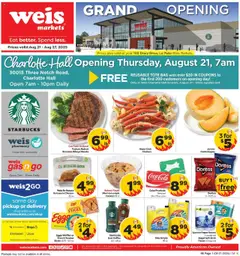 Preview of Weis weekly ads valid from 21.08.2025