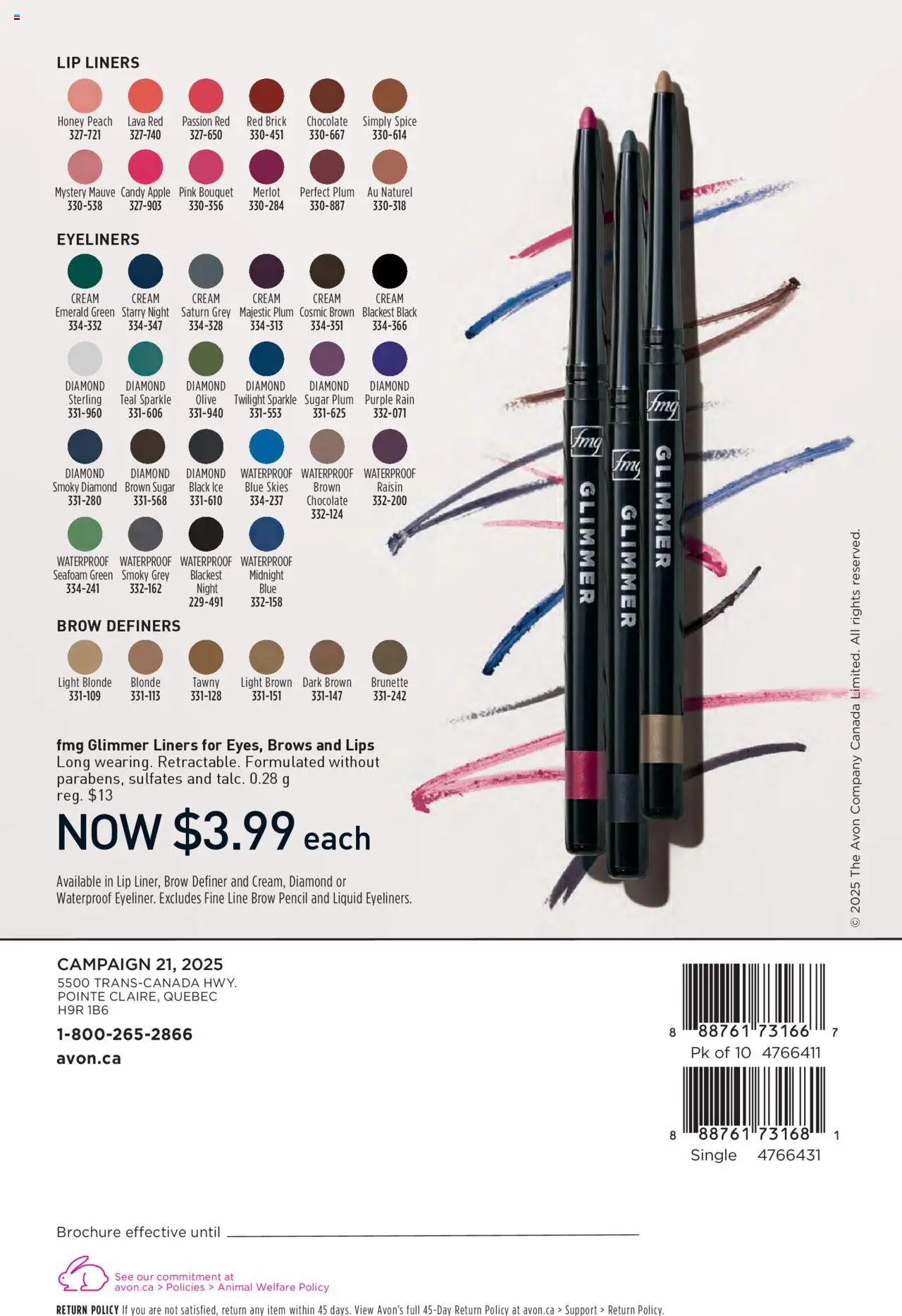 Avon flyer valid from 09.10.2025 | Page: 164 | Products: Cream, Chocolate