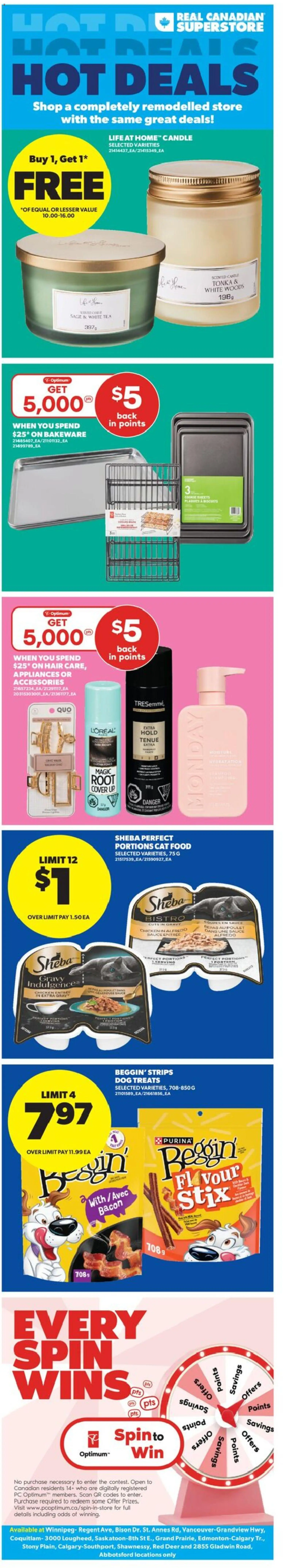 Real Canadian Superstore flyer valid from 05.03.2026 | Page: 1 | Products: Tea, PC, Chicken