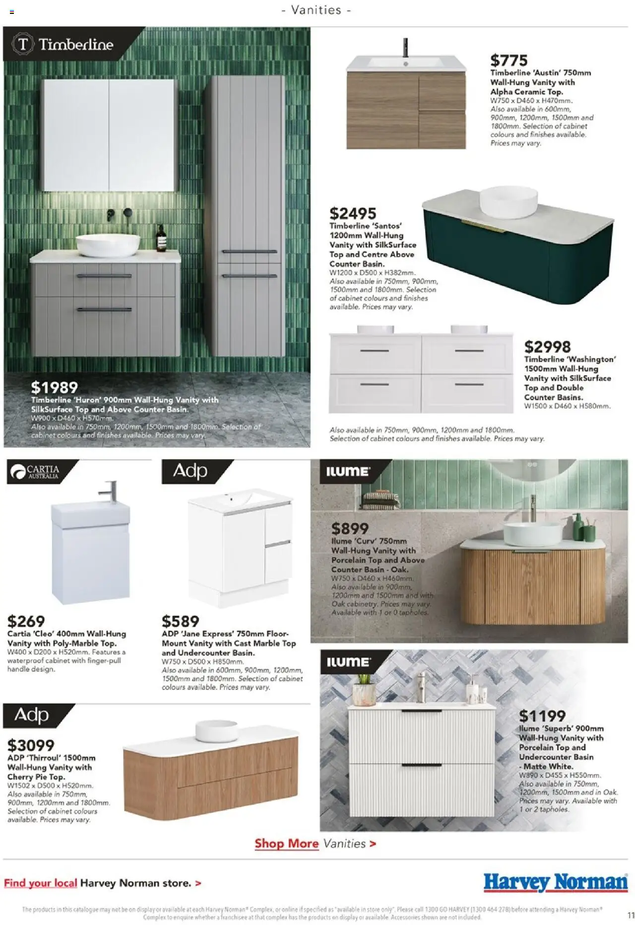 Harvey Norman catalogue - valid from 07.08.2025 | Page: 11 | Products: Cabinet, Accessories
