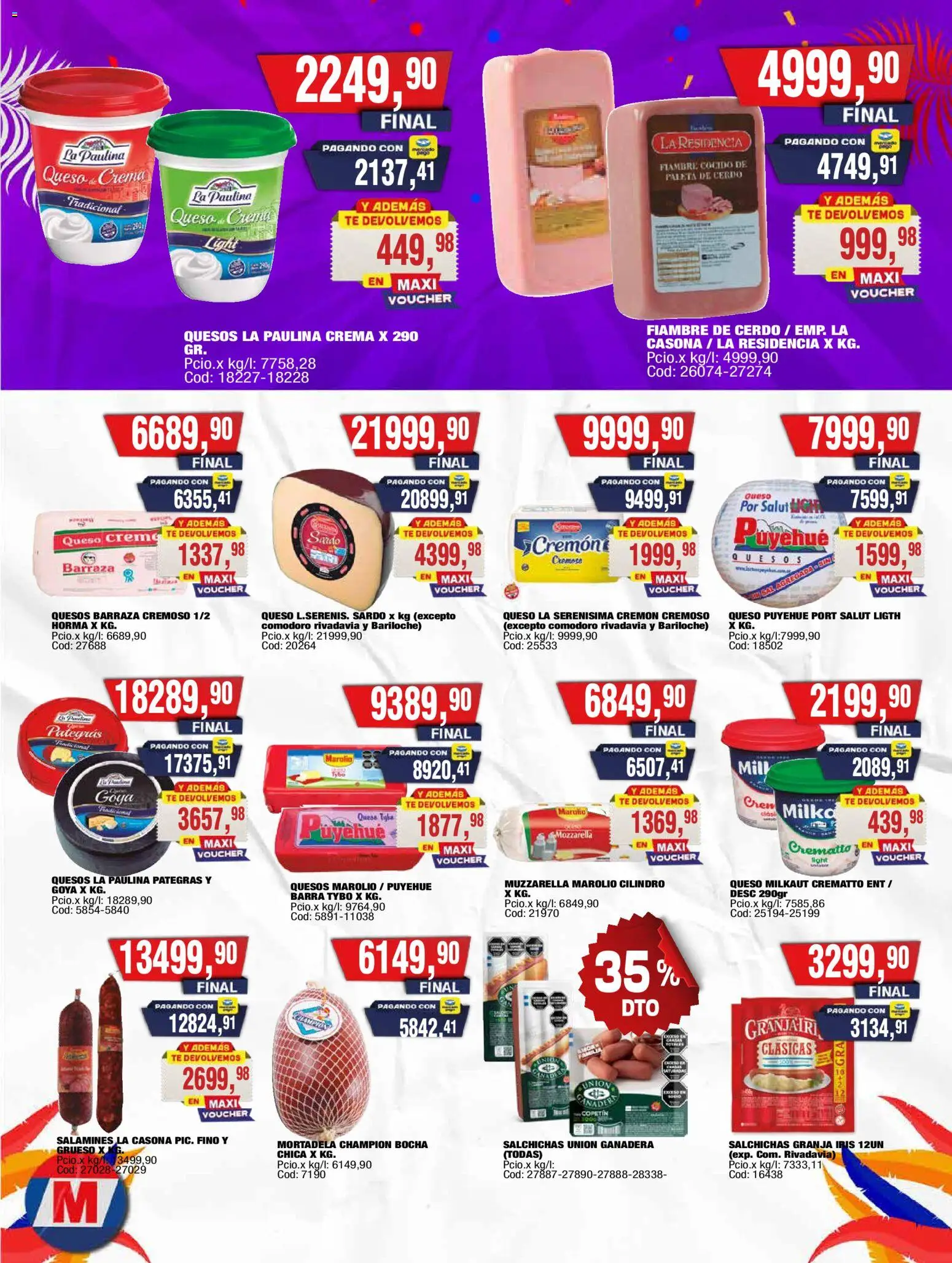 Maxiconsumo ofertas │ válido desde el 02.03.2026 | Página: 16 | Productos: Queso crema, Queso, Cerdo, Crema