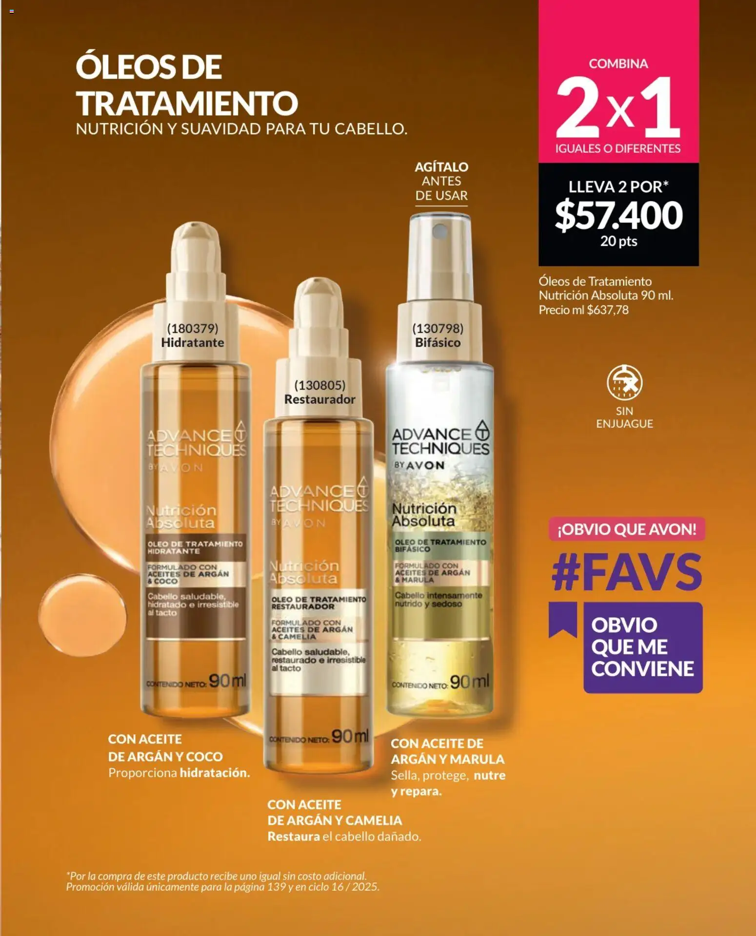 Avon revista - valida desde el 17.11.2025 | Página: 139 | Productos: Coco, Aceite
