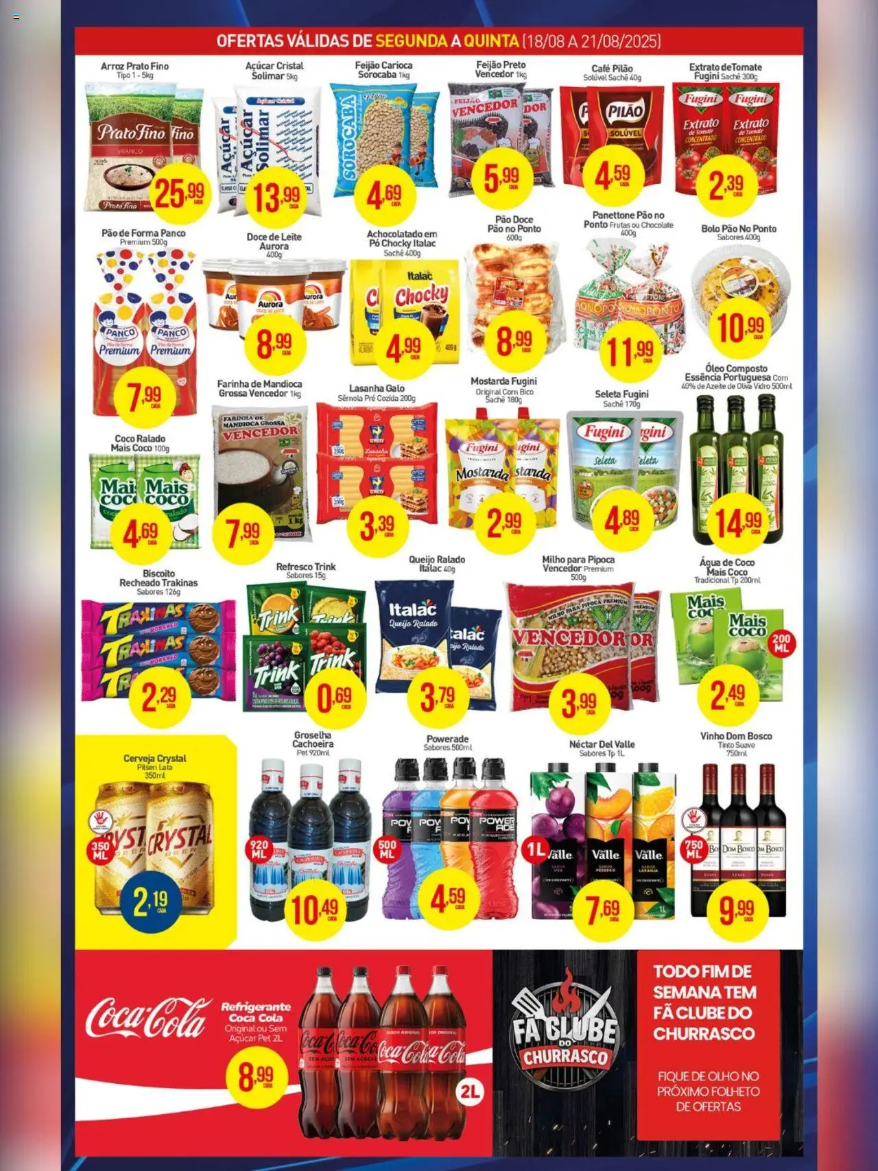 Rede Bom Lugar Folheto - válido de 18.08.2025 | Página: 1 | Produtos: Pó, Água de coco, Achocolatado, Arroz