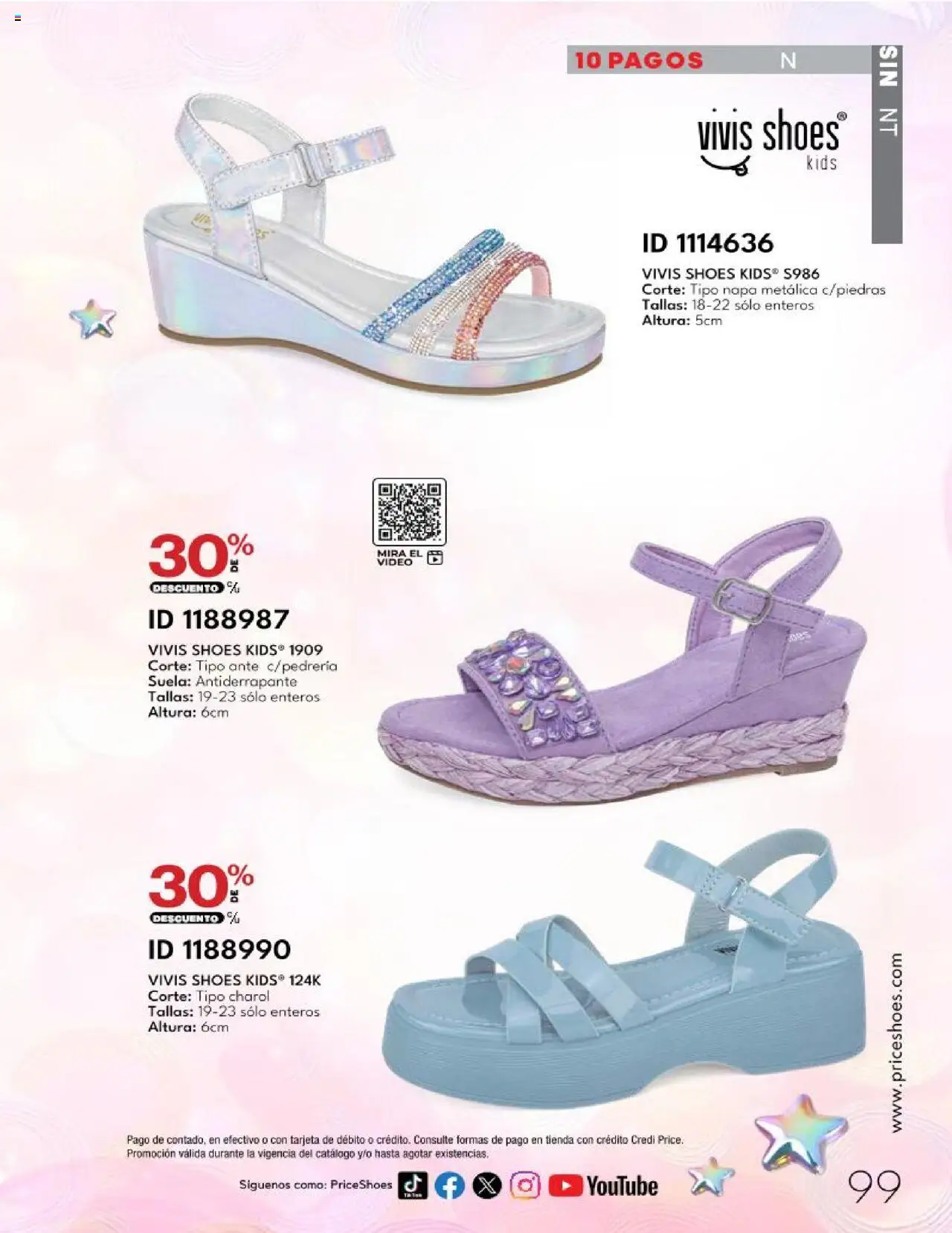 Nuevas ofertas de Price Shoes válidas en toda la República Mexicana desde el 28.04.2025. ¡Encuentra las mejores ofertas en Price Shoes catálogo Calzado PV 2025! | Página: 99 | Productos: Video