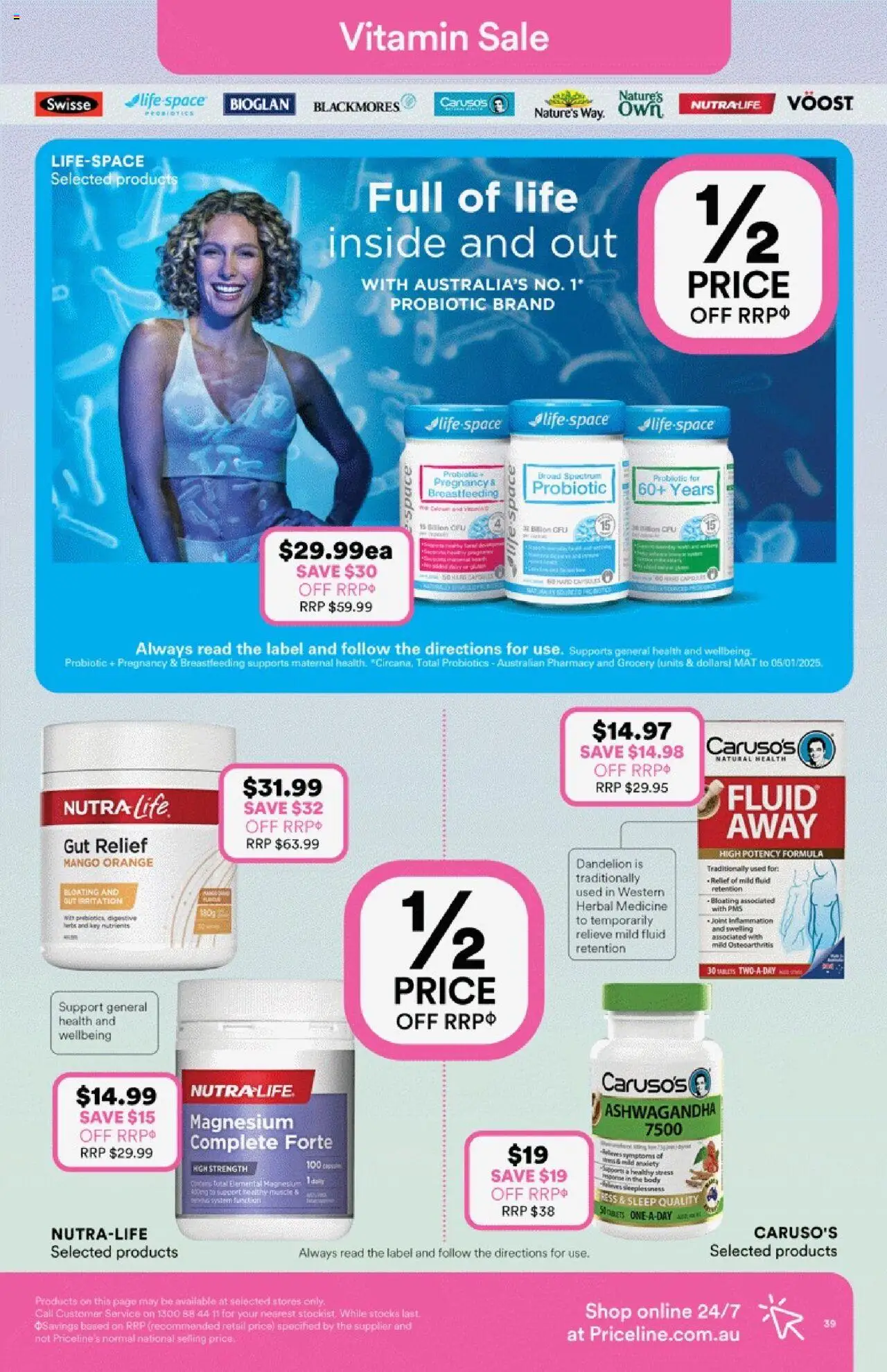 Priceline Pharmacy catalogue - valid from 14.08.2025 | Page: 39 | Products: Mango, Herbal, Nutrients, Vitamin