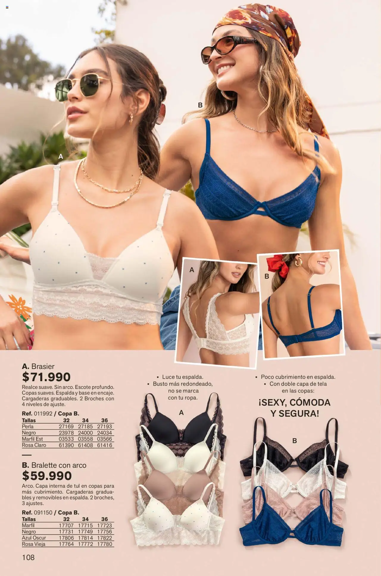 Leonisa revista - valida desde el 01.09.2025 | Página: 108 | Productos: Brasier, Cómoda