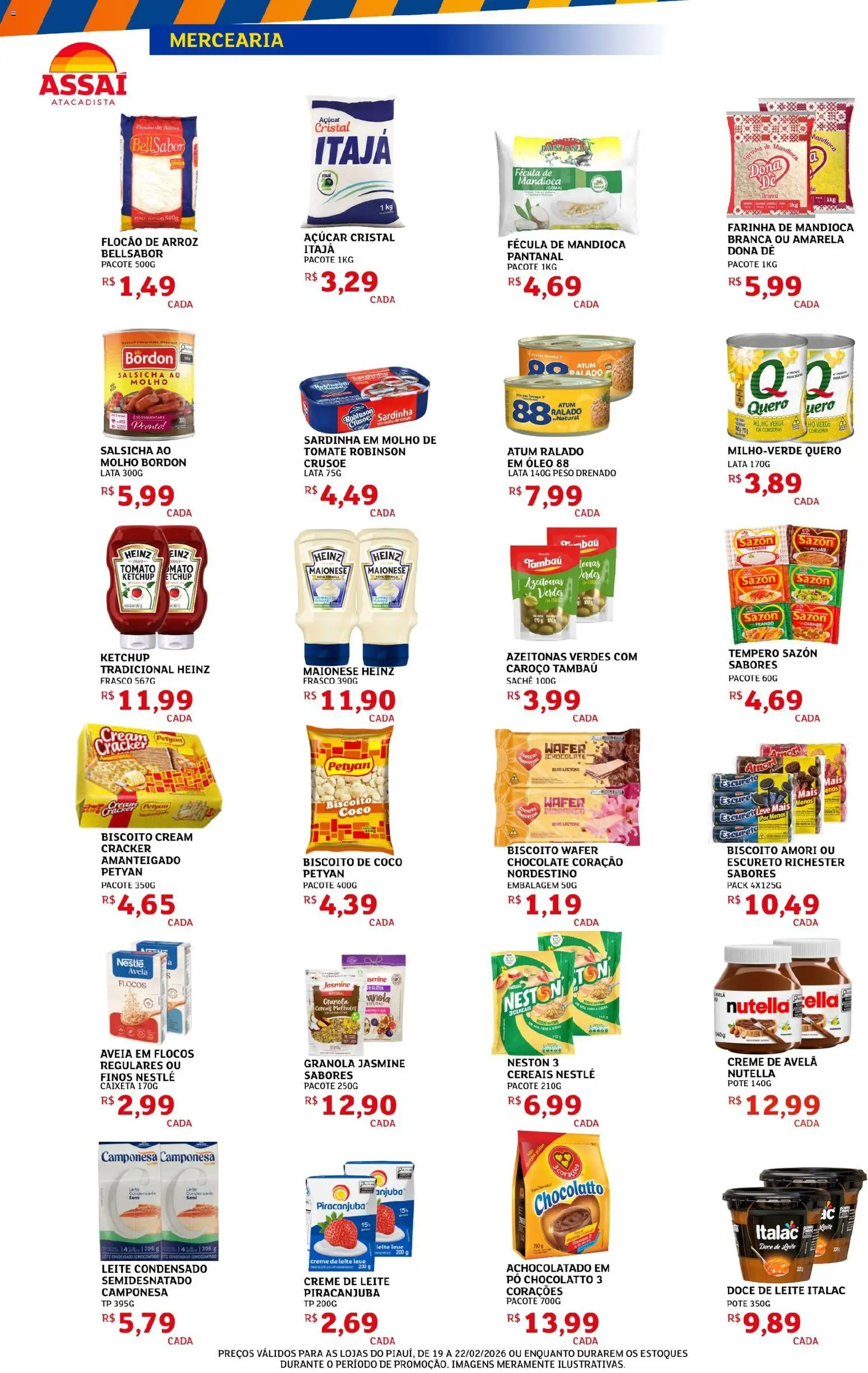 Assaí Atacadista Folheto - válido de 21.02.2026 | Página: 2 | Produtos: Achocolatado, Chocolate, Arroz, Ketchup
