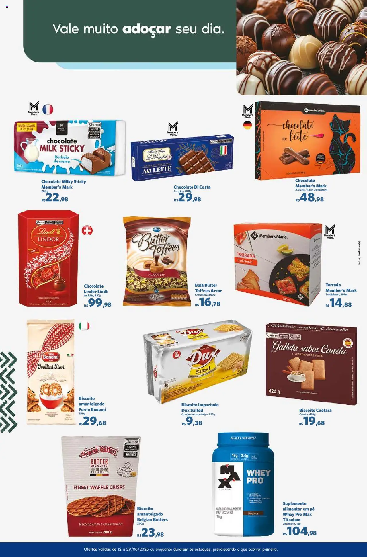 Sam's Club Folheto - válido de 12.06.2025 | Página: 6 | Produtos: Forno, Queijo, Canela, Chocolate member's mark