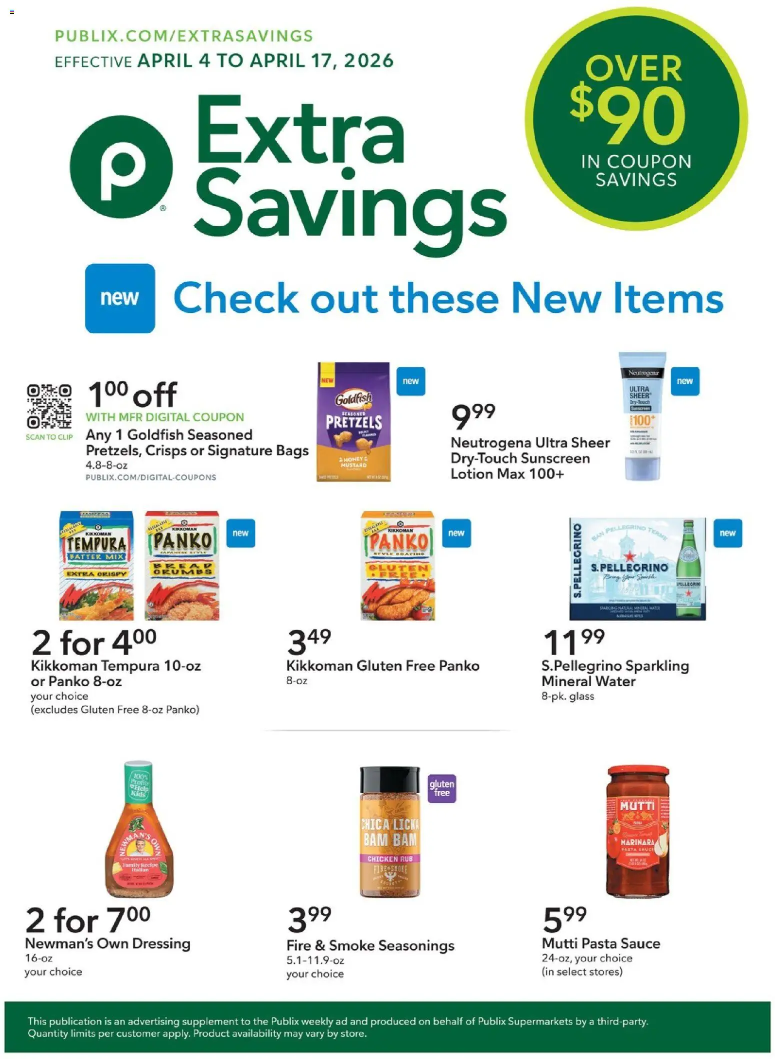 Publix Extra Savings - valid from 04.04.2026 | Page: 1