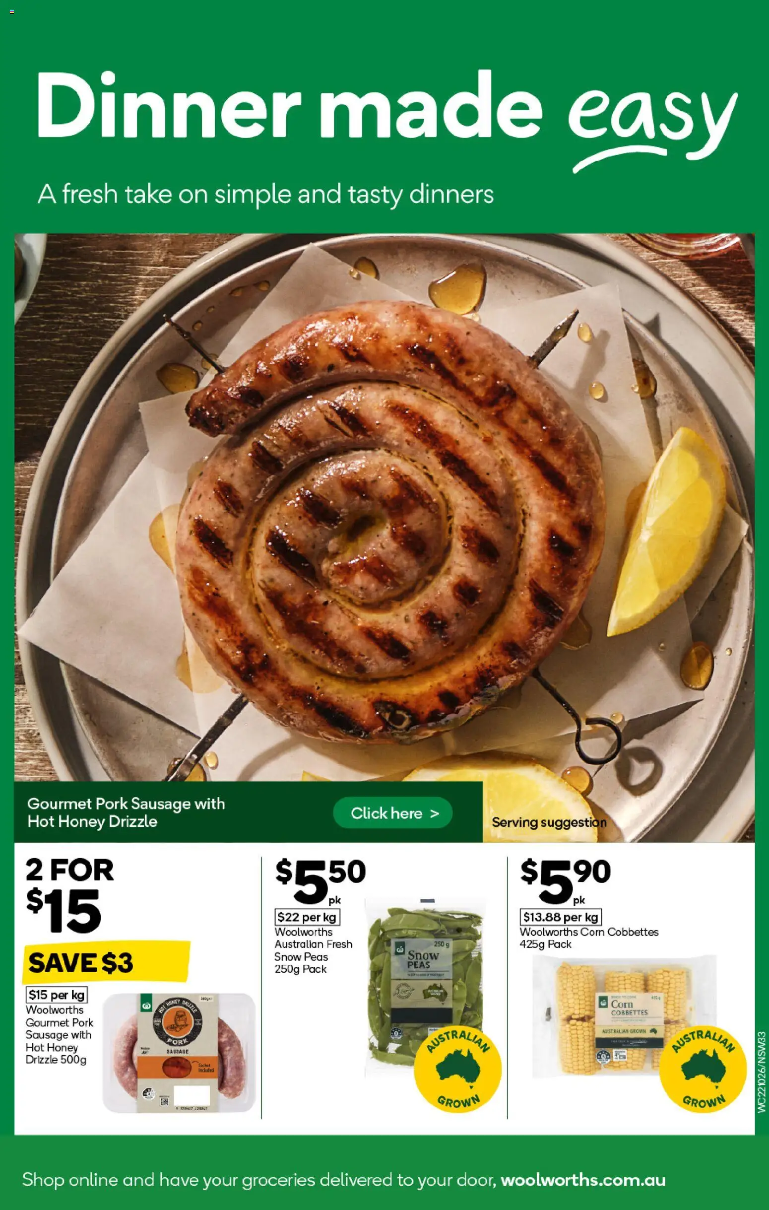 Woolworths catalogue - valid from 05.11.2025 | Page: 33 | Products: Honey, Pork, Sausage