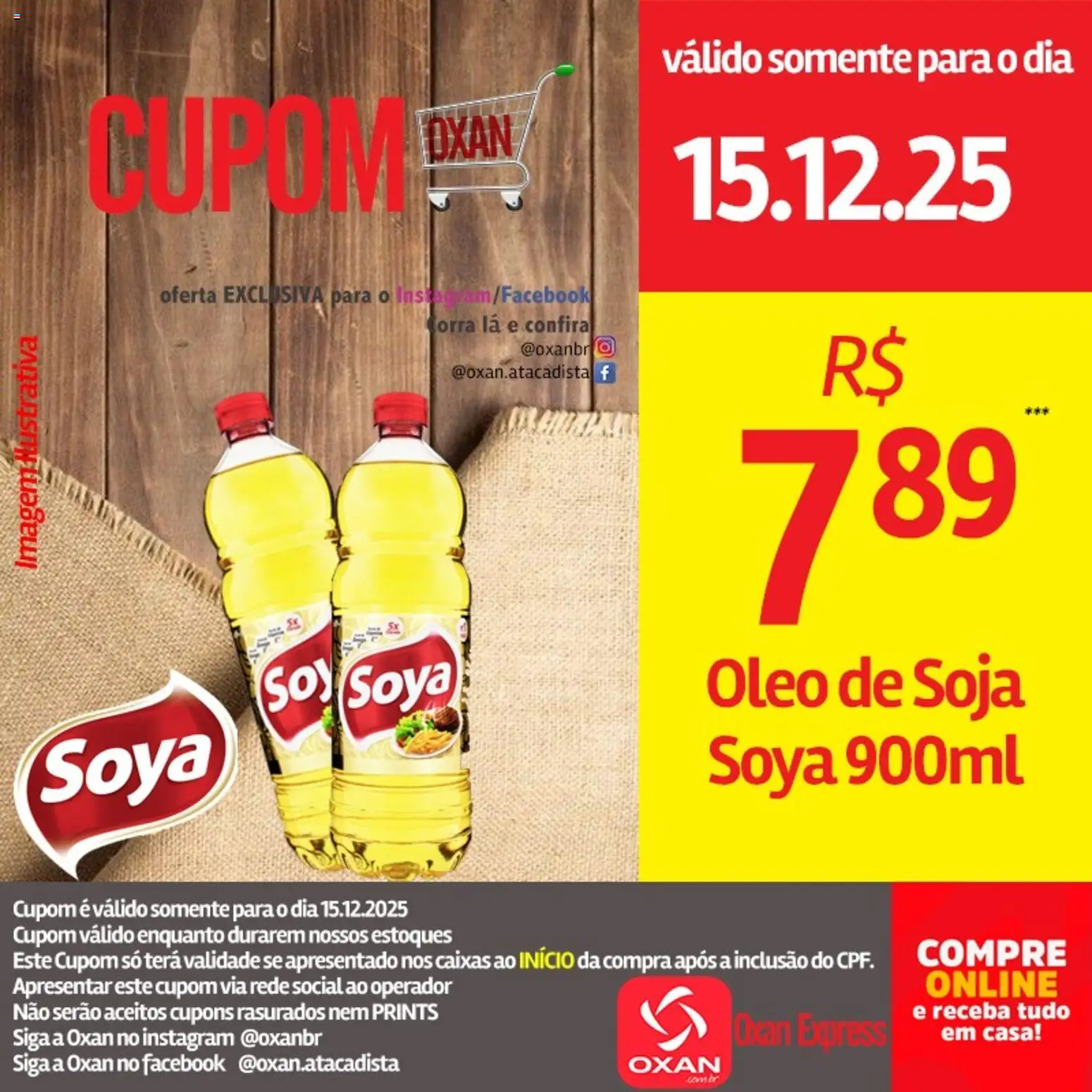 Oxan Atacadista Folheto - válido de 15.12.2025 | Página: 15 | Produtos: Óleo, Soja