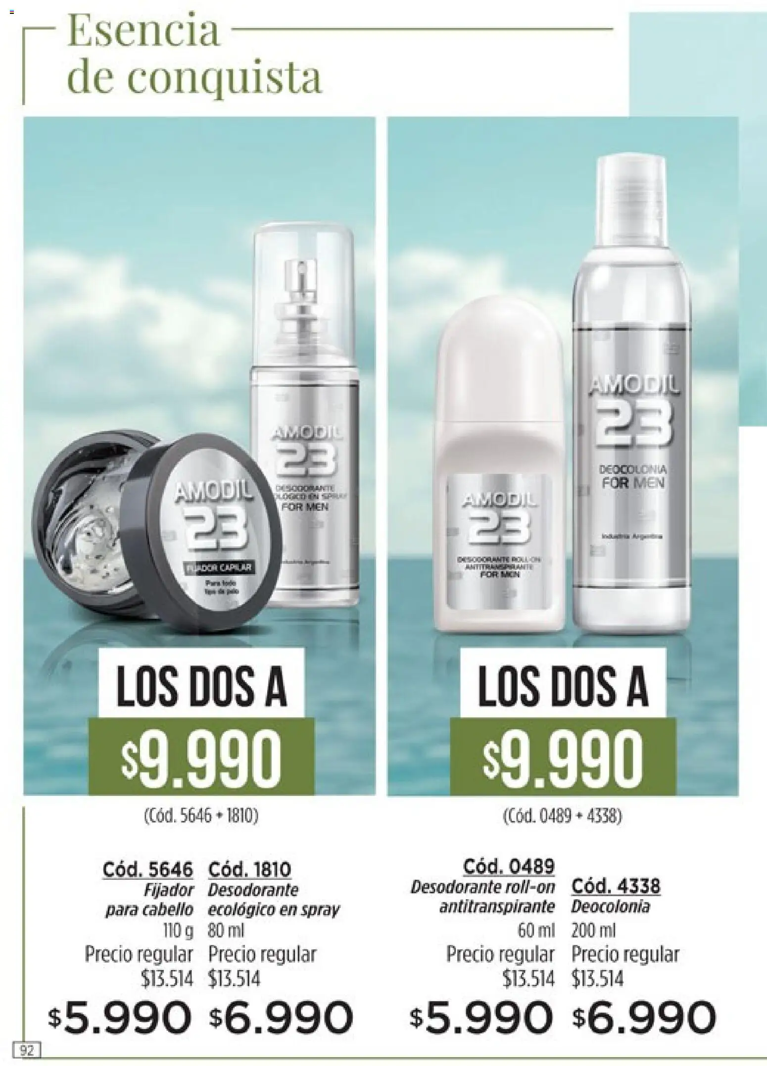 Catálogo Amodil Campaña 1/2026 │ válido desde el 01.01.2026 | Página: 92 | Productos: Fijador, Desodorante, Antitranspirante