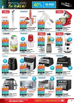 Río Shop Deco catálogo │ válido desde el 01.09.2025 | Página: 3 | Productos: Horno, Batidora, Freidora, Procesadora