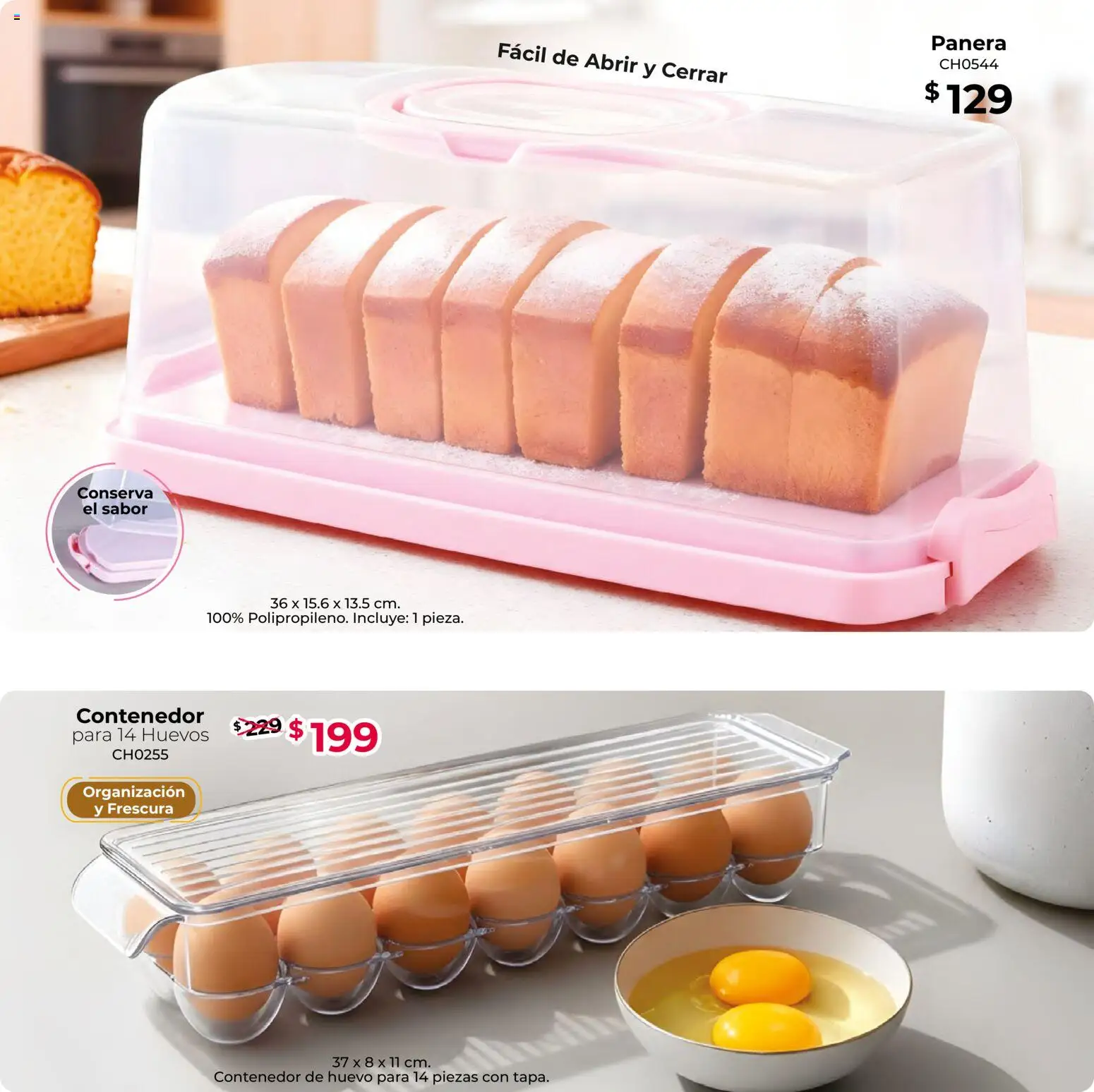 Nuevas ofertas de Colchas Concord válidas en toda la República Mexicana desde el 01.11.2025. ¡Encuentra las mejores ofertas en Colchas Concord catálogo Home! | Página: 15 | Productos: Panera, Huevo, Huevos, Contenedor