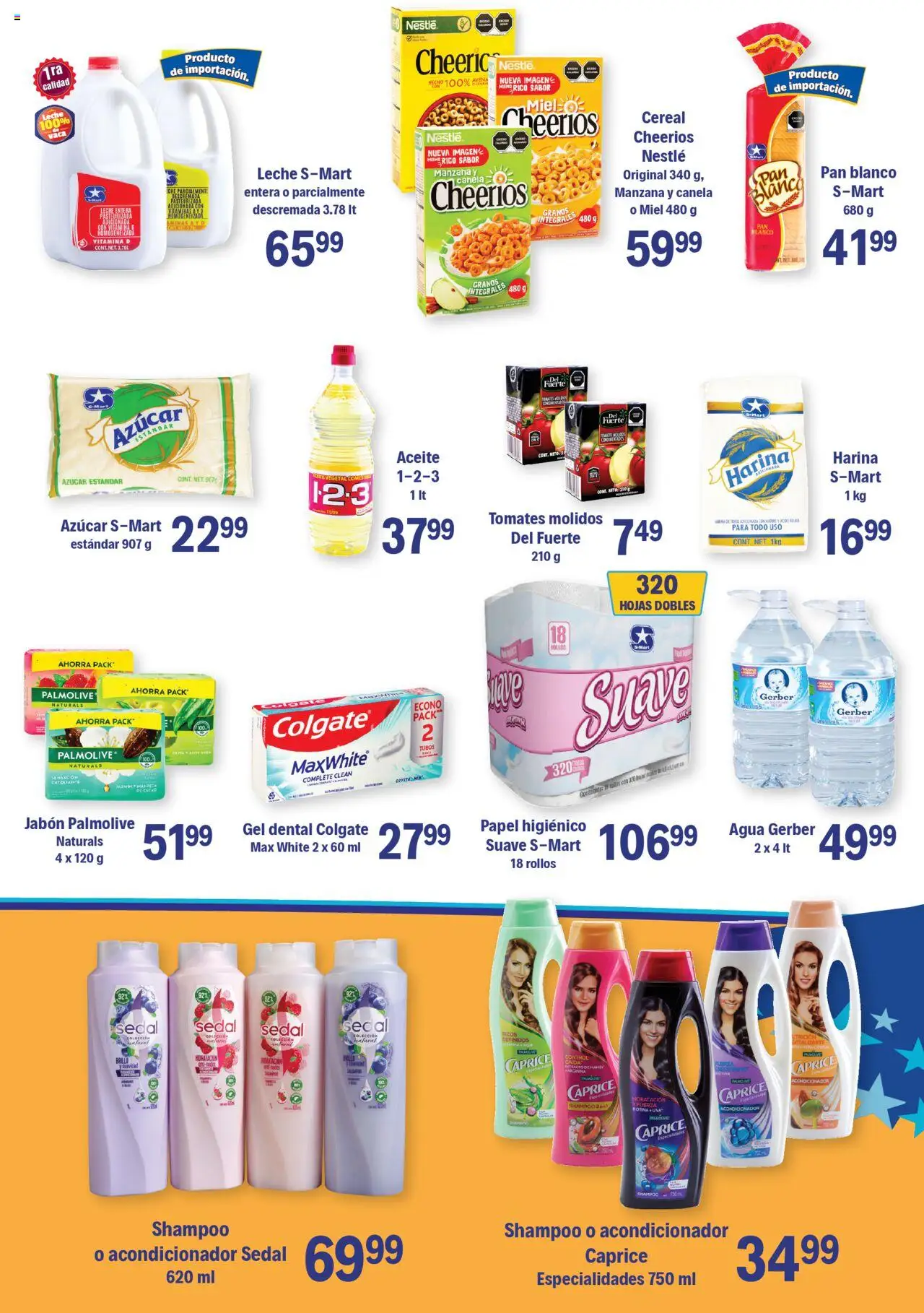 Nuevas ofertas de S-Mart válidas en toda la República Mexicana desde el 03.10.2025. ¡Encuentra las mejores ofertas en S-Mart - Folleto - Chihuahua! | Página: 5 | Productos: Pan, Uva, Cacao, Té