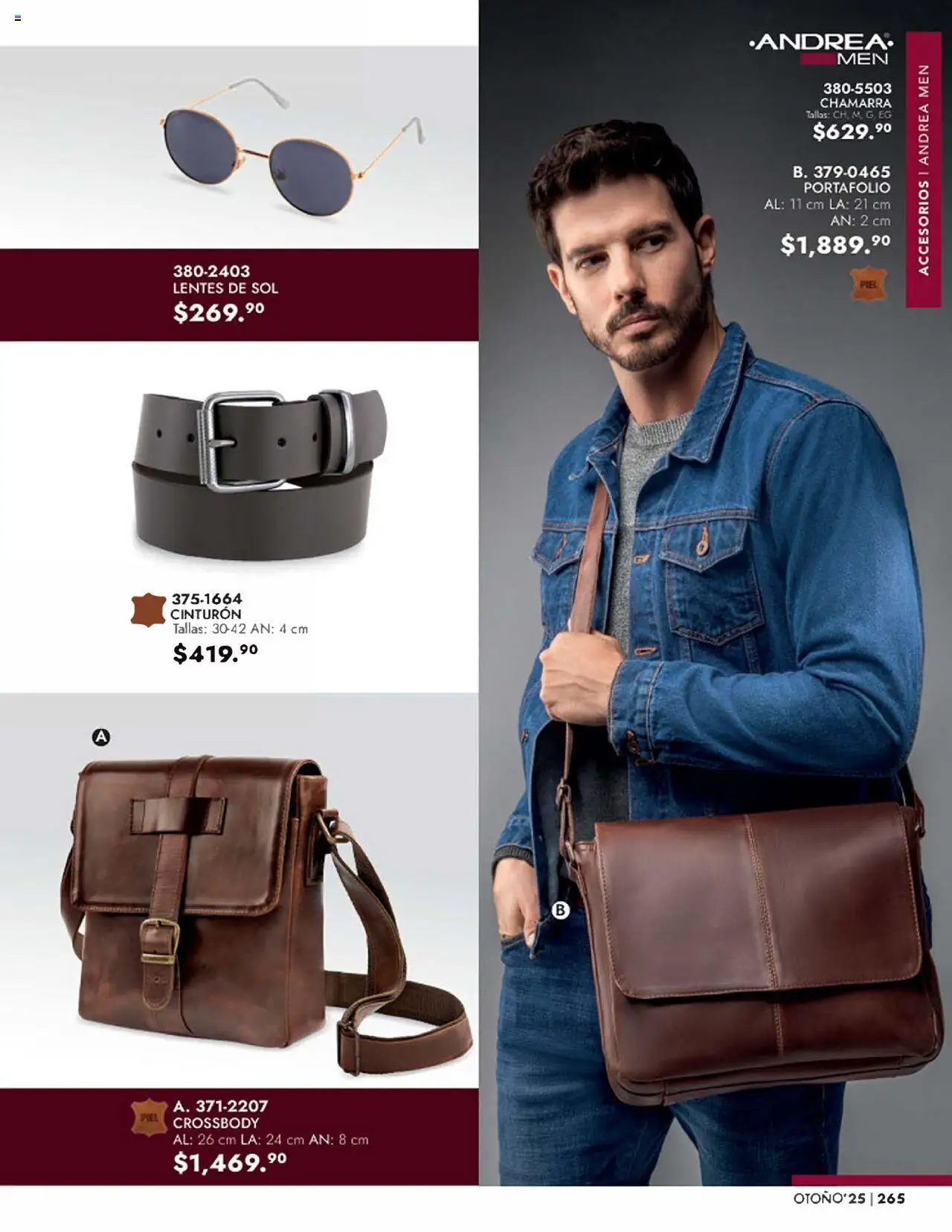 Nuevas ofertas de Andrea válidas en toda la República Mexicana desde el 24.08.2025. ¡Encuentra las mejores ofertas en Andrea - Catálogo Accesorios! | Página: 39 | Productos: Lentes, Cinturón, Chamarra, Lentes de sol