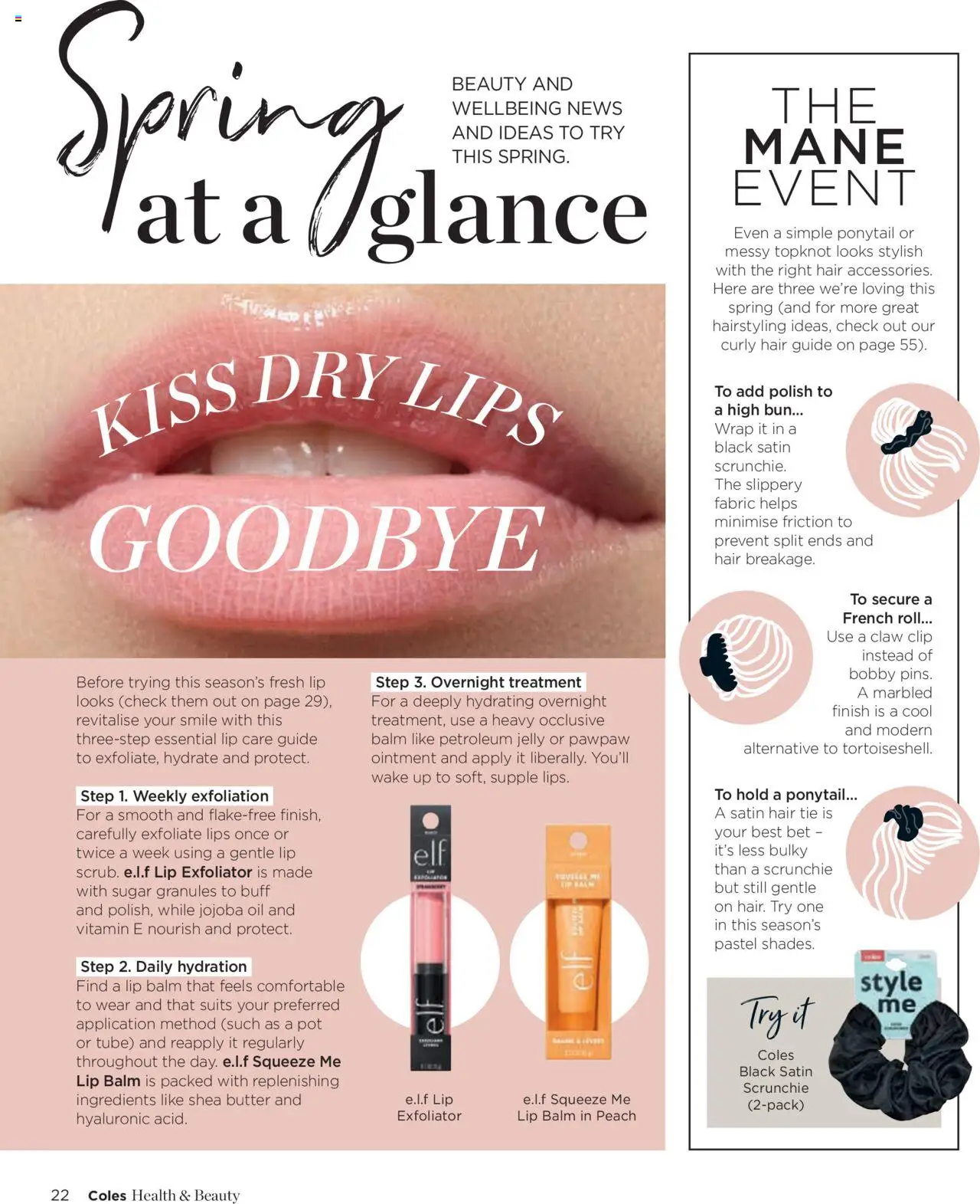 Coles catalogue - valid from 07.10.2024 | Page: 22 | Products: Butter, Polish, Curly, Lip care