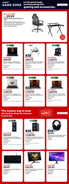 Preview of Staples weekly flyer / circulaire from shop Staples valid from 12.12.2025 | Page: 13