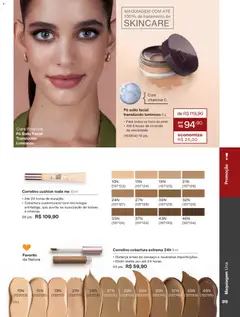 Natura - Ciclo 18/2025 - Pré-Visualização do folheto da loja Natura, válido de 30.10.2025 | Página: 99 | Produtos: Maquiagem, Corretivo, Pó