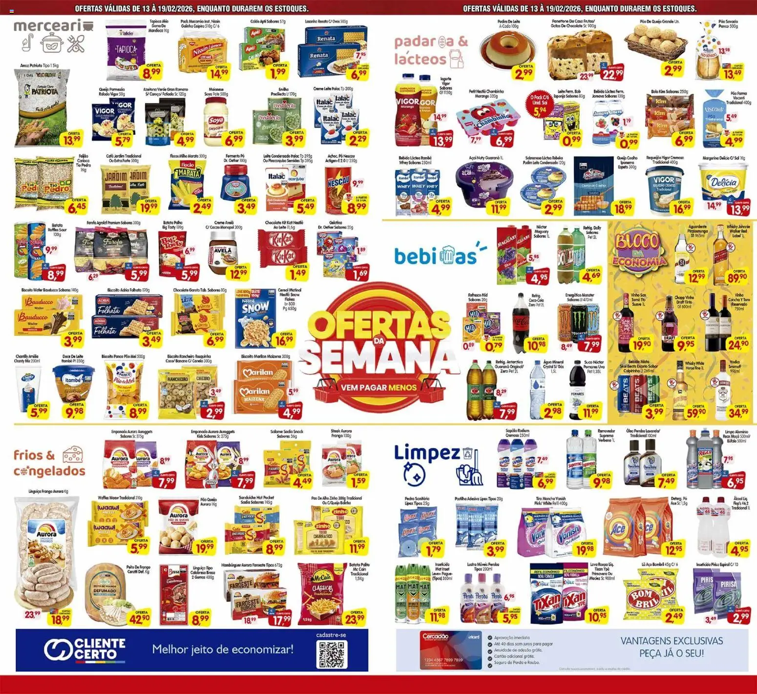 Cercadão Folheto - válido de 16.02.2026 | Página: 2 | Produtos: Suco, Amaciante urca, Creme, Amaciante