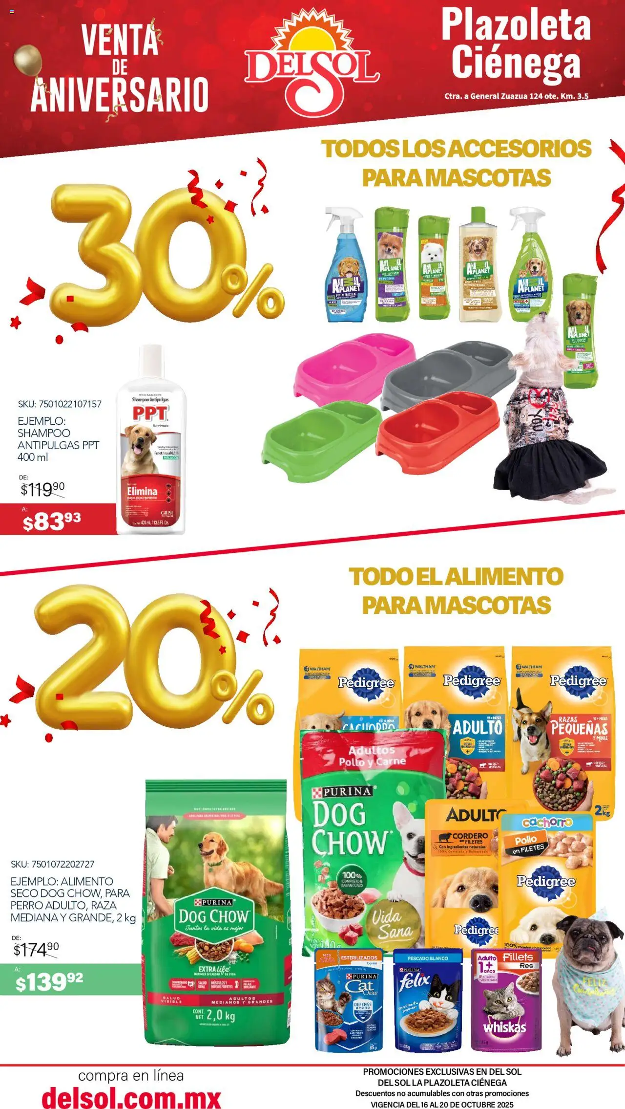 Nuevas ofertas de Del Sol y Woolworth válidas en toda la República Mexicana desde el 16.10.2025. ¡Encuentra las mejores ofertas en Del Sol y Woolworth - Catálogo Aniversario Apertura Del Sol Ciénega! | Página: 20 | Productos: Pollo