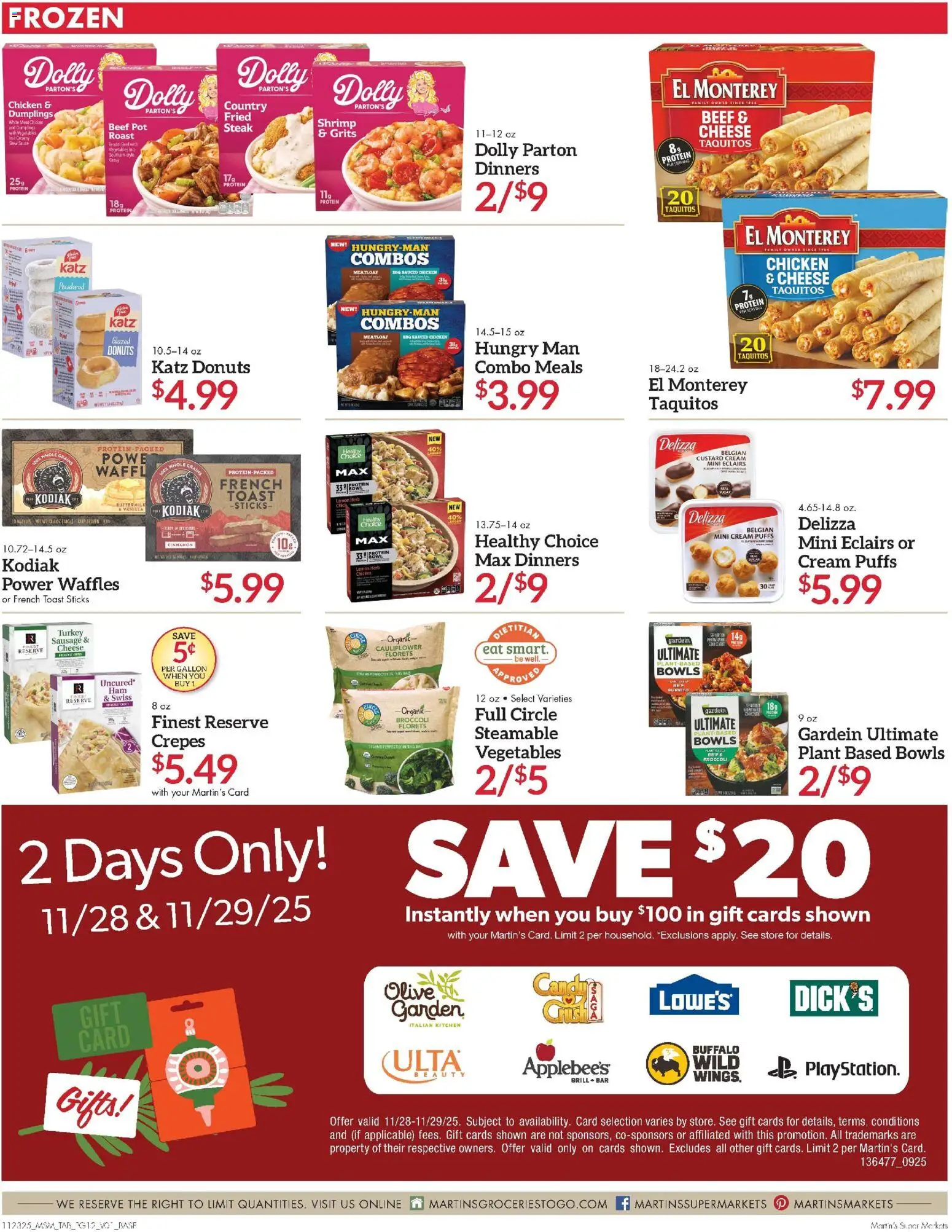 Martin’s Weekly Ad - valid from 23.11.2025 | Page: 16 | Products: Cheese, Beef, Vegetables, Crepes