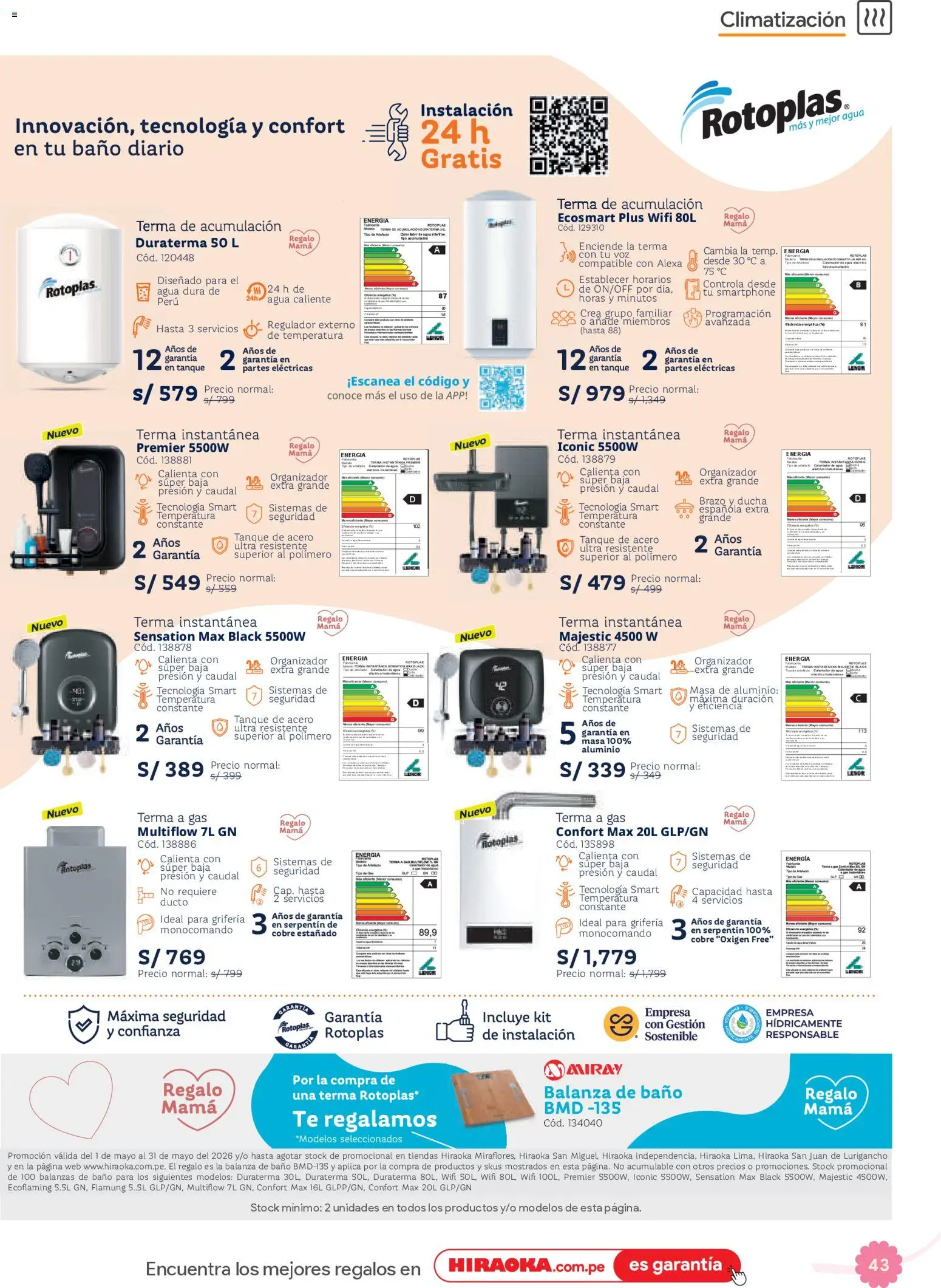 Catálogo Hiraoka válido desde 25.04.2026 | Página: 43