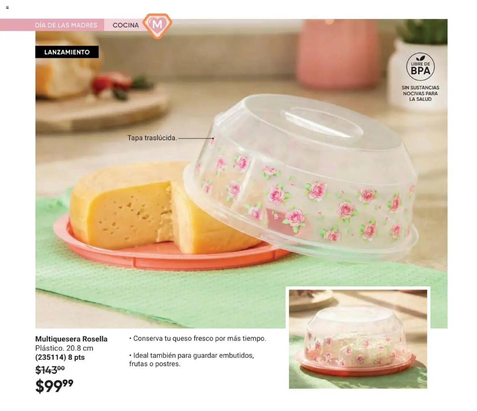 Nuevas ofertas de AVON válidas en toda la República Mexicana desde el 02.04.2026. ¡Encuentra las mejores ofertas en AVON Casa & Estilo 6 2026! | Página: 12 | Productos: Queso, Cocina