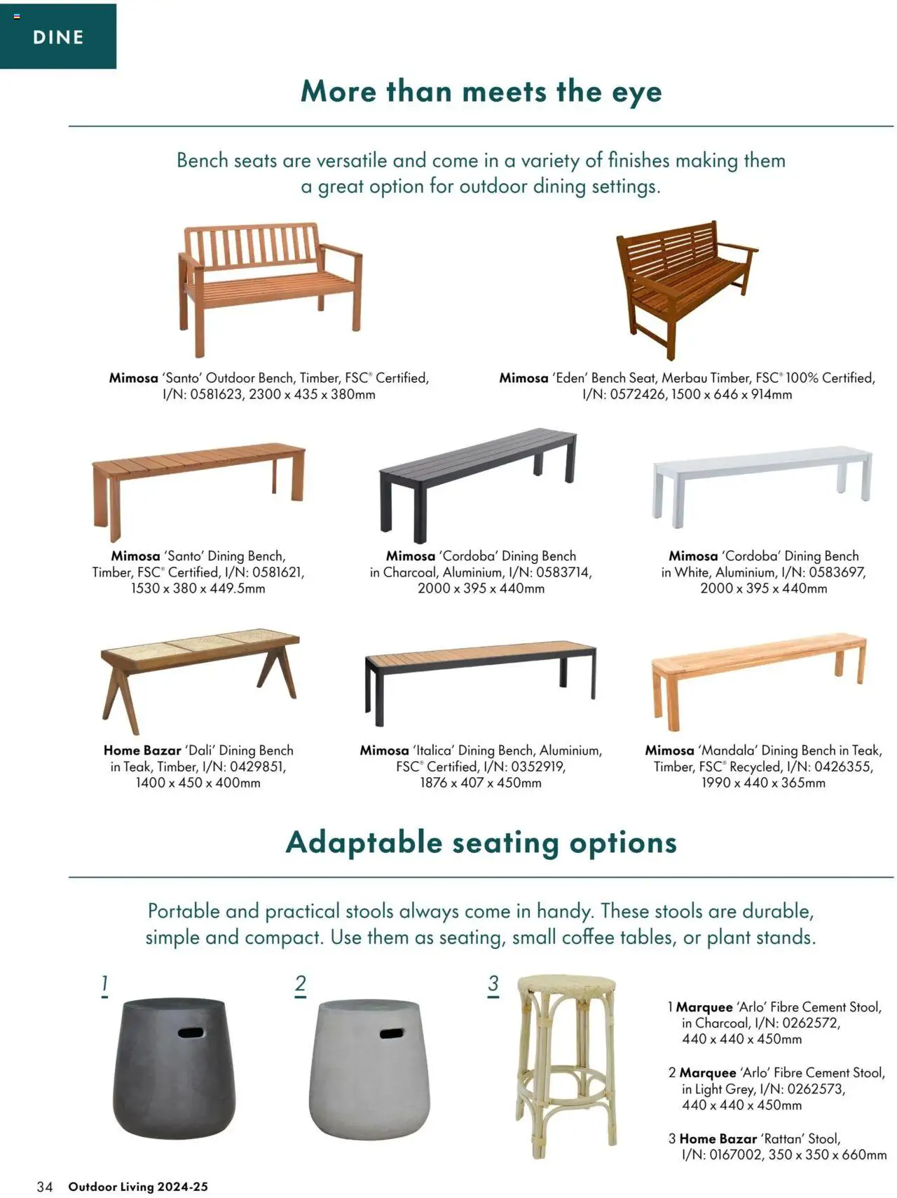 Bunnings Warehouse catalogue - valid from 03.09.2024 | Page: 34 | Products: Light, Plant, Portable, Bench
