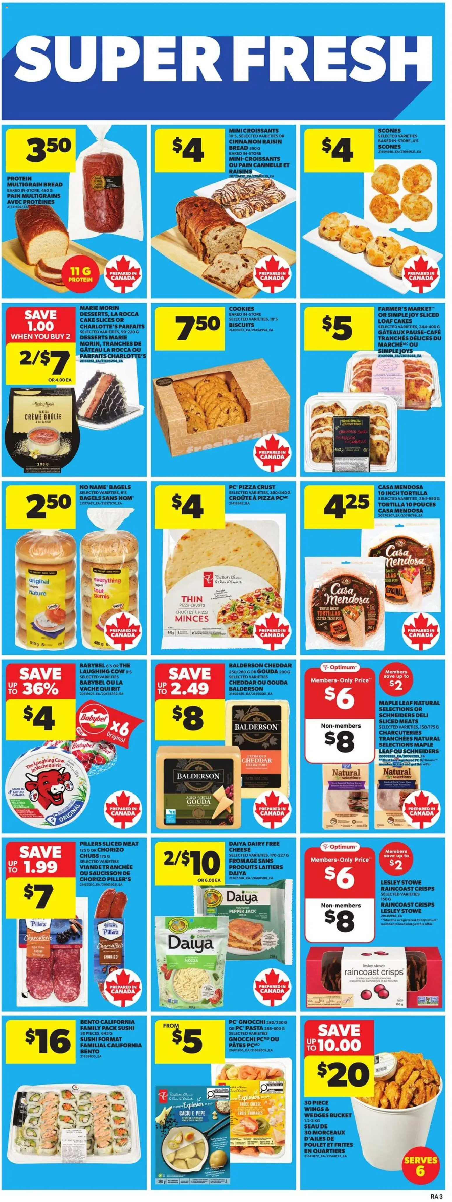Atlantic Superstore flyer valid from 15.01.2026 | Page: 6 | Products: Pasta, Cookies, PC, Cheese