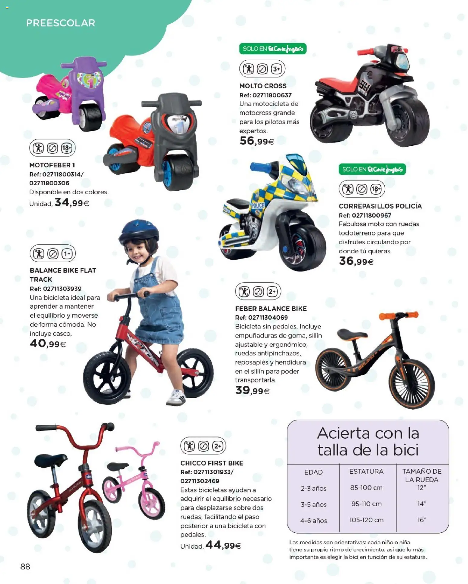 Nuevas ofertas de El Corte Inglés válidas en toda la República Mexicana desde el 27.10.2025. ¡Encuentra las mejores ofertas en El Corte Inglés catálogo Juguetes! | Página: 88 | Productos: Sobre