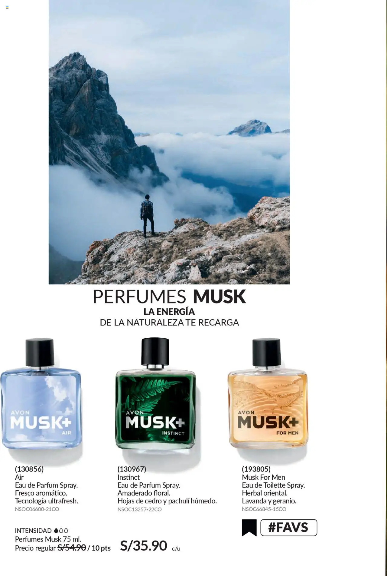 Catálogo Avon válido desde 29.08.2025 | Página: 74 | Productos: Té, EAU de Toilette